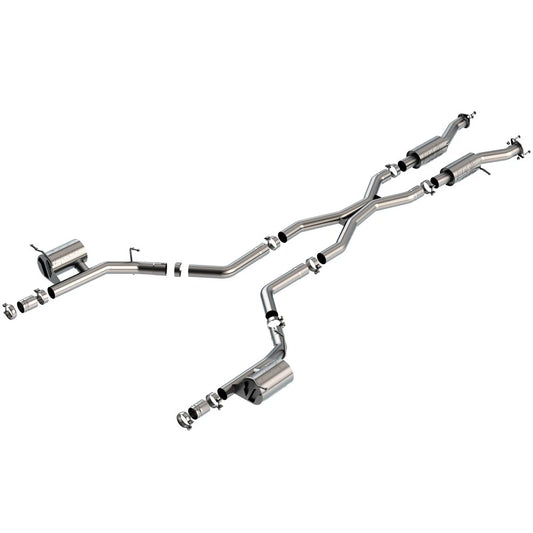Borla 2021+ Dodge Durango SRT Hellcat 6.2L V8 AWD ATAK Cat-Back Exhaust System - Factory Tips