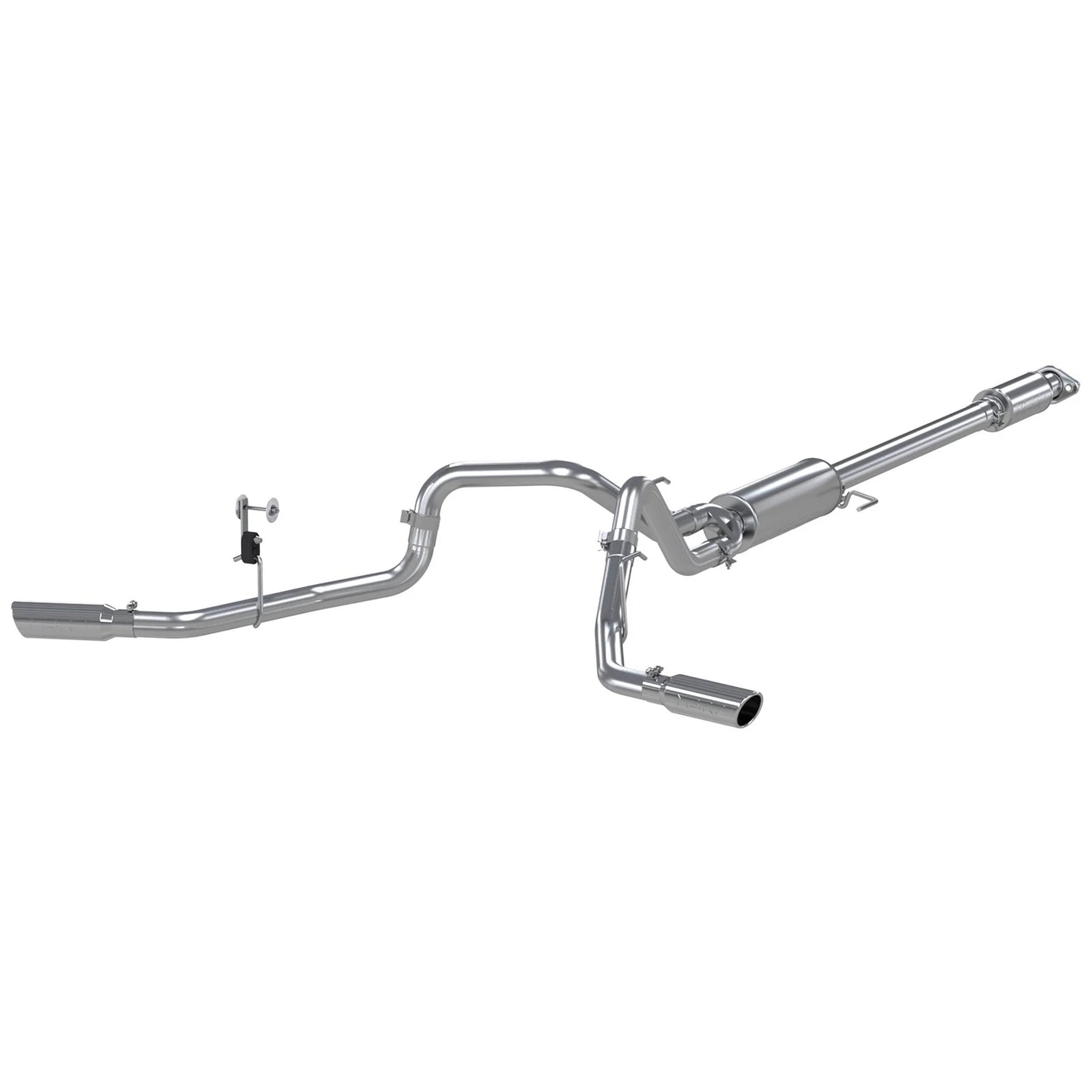 MBRP 2015 Ford F-150 5.0L 3in Cat Back Dual Split Side Exit T409 Exhaust System