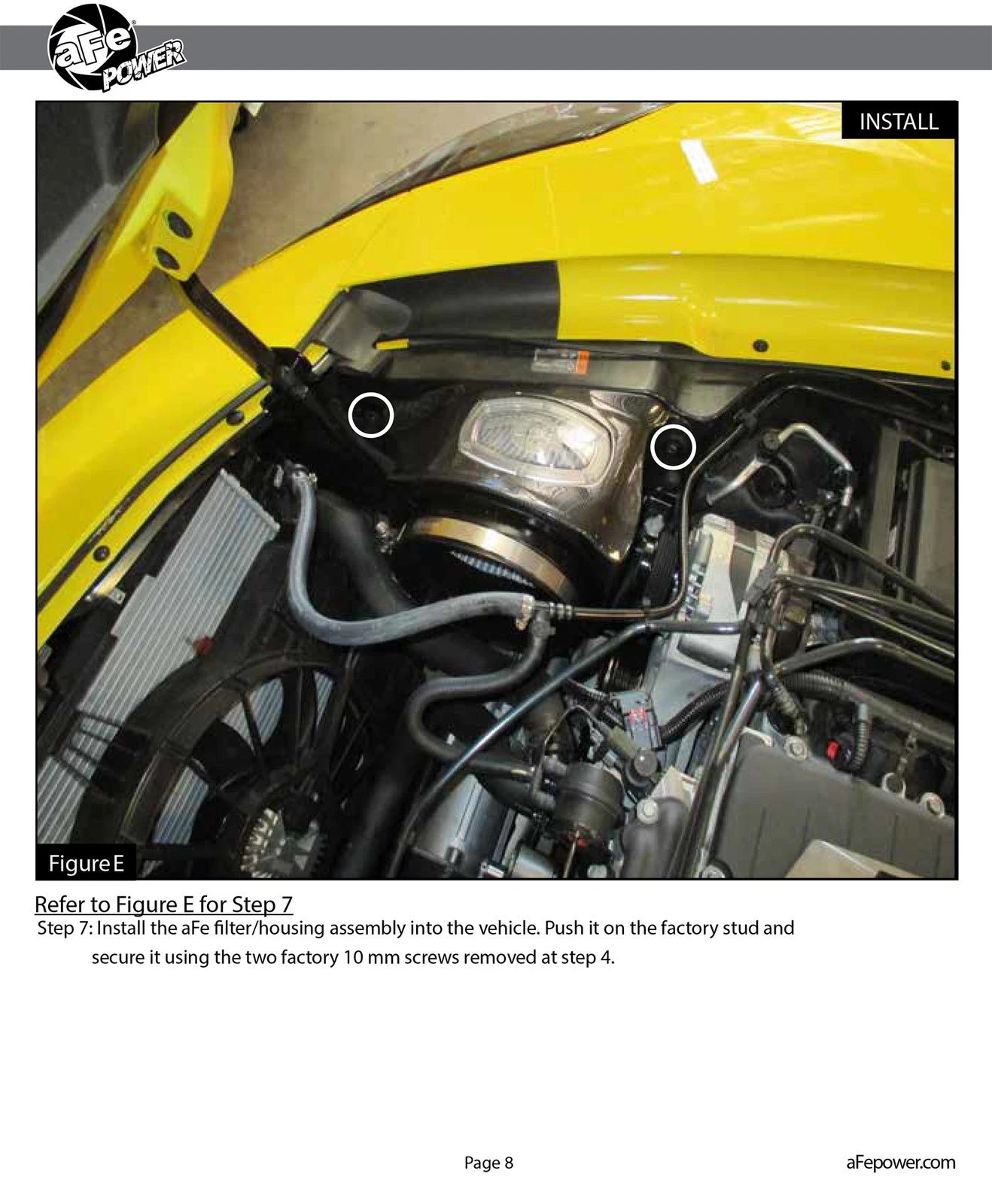 aFe Momentum Carbon Fiber Cold Air Intake System PDS/P5R 15-16 Chevrolet Corvette Z06 V8-6.2L
