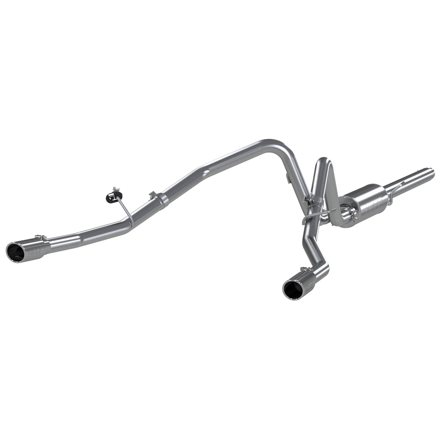 MBRP 2004-2008 Ford F150 4.6/5.4L EC/CC-SB Cat Back Dual Split Rear