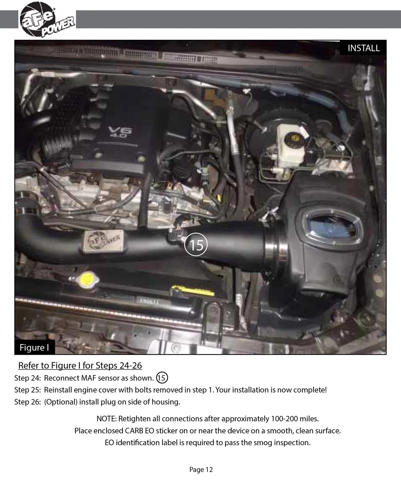 aFe Momentum GT PRO 5R Stage-2 Intake System 05-15 Nissan Xterra 4.0L V6