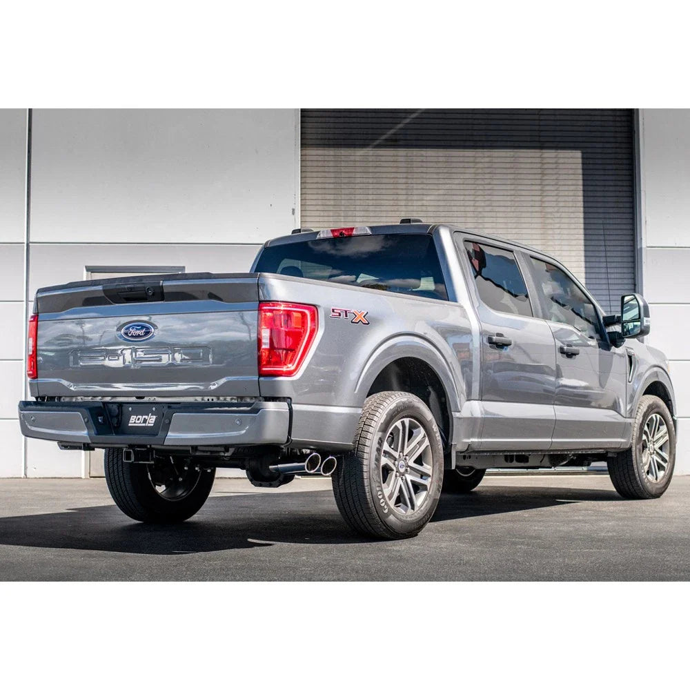 Borla F-150 2021 5.0L 4dr CC SB EC STB Lariat/KR/Platinum/LTD 3/2.25 DSE Cat-Back ATAK CHR Tips