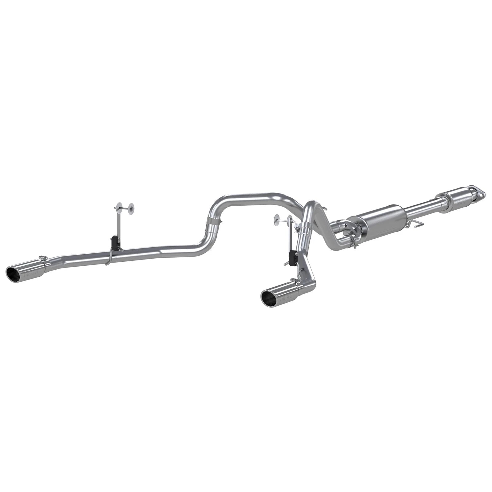 MBRP 2015 Ford F-150 5.0L 3in Cat Back Dual Split Rear Exit AL Exhaust System