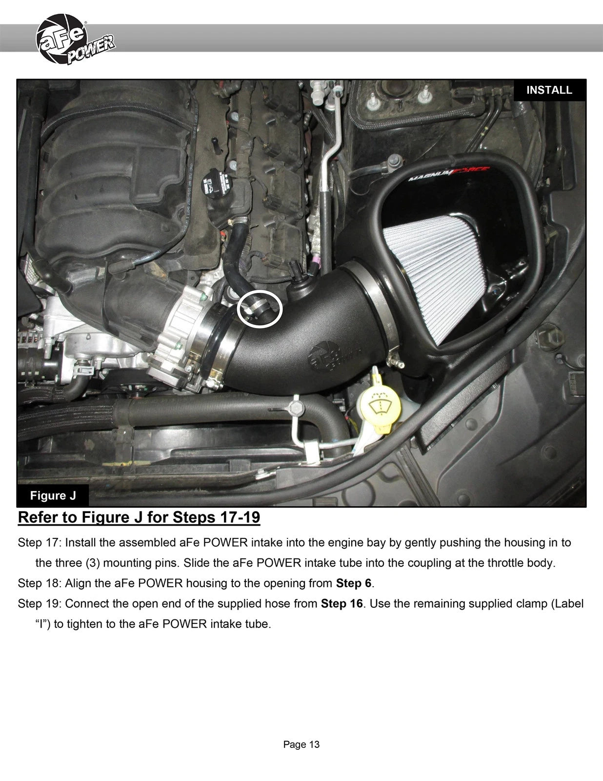 aFe MagnumFORCE Intake Stage-2 Pro DRY S 12-21 Jeep Grand Cherokee (WK2) V8-6.4L HEMI