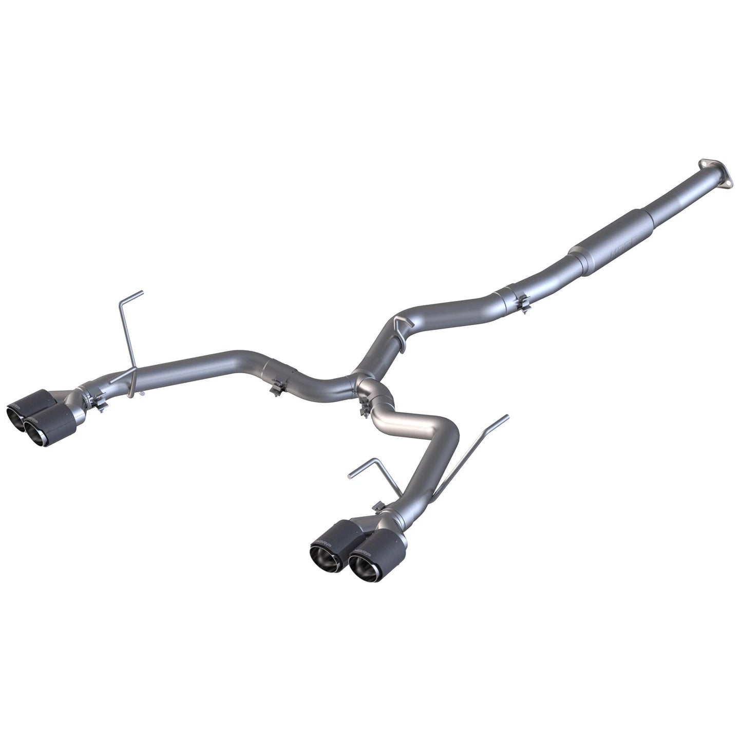 MBRP 15-19 Subaru WRX 2.0L/STI 2.5L 3in Dual Split Rear Exit w/ 3.5in CF Tips - T304 (Race Version)