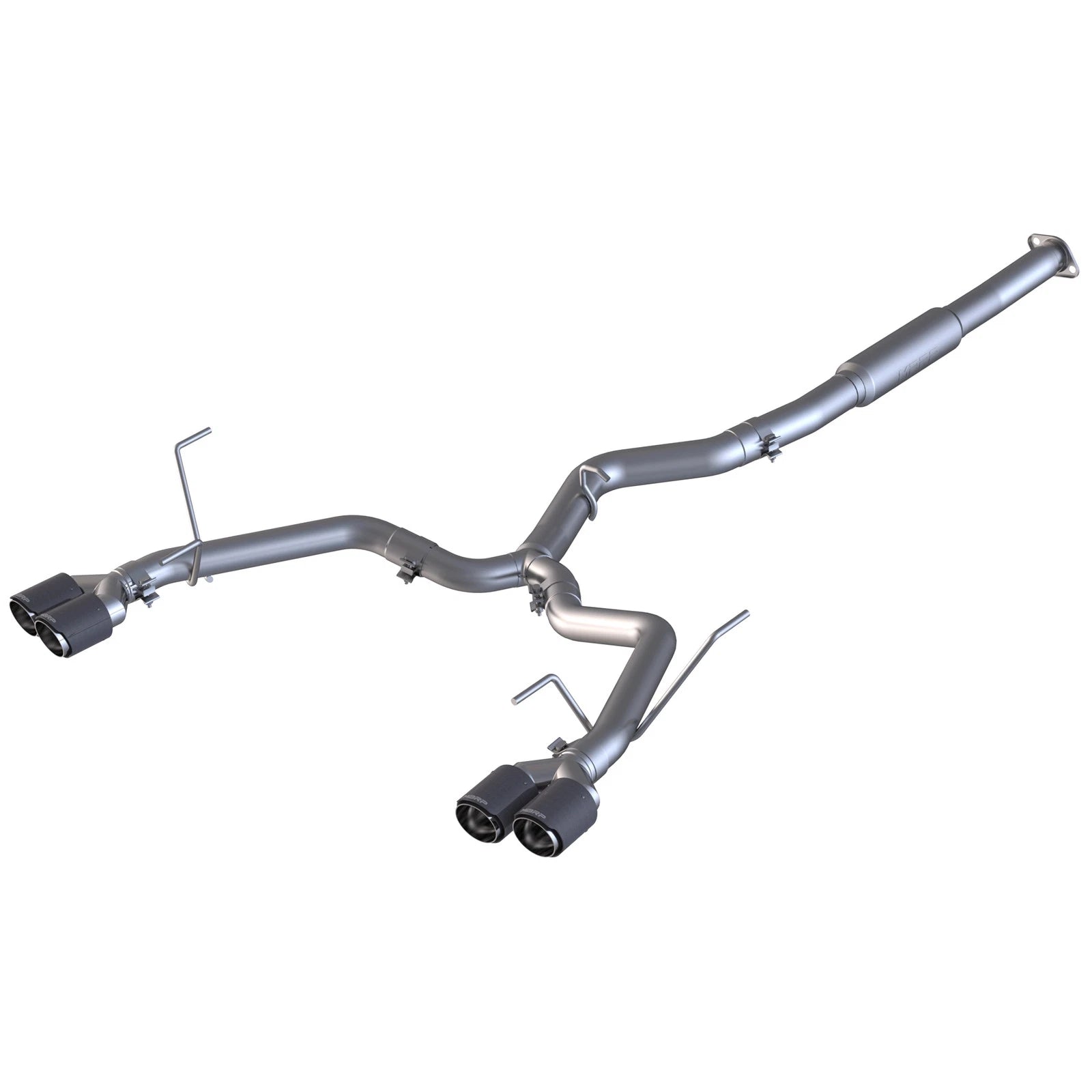 MBRP 15-19 Subaru WRX 2.0L/STI 2.5L 3in Dual Split Rear Exit w/ 3.5in CF Tips - T304 (Race Version)