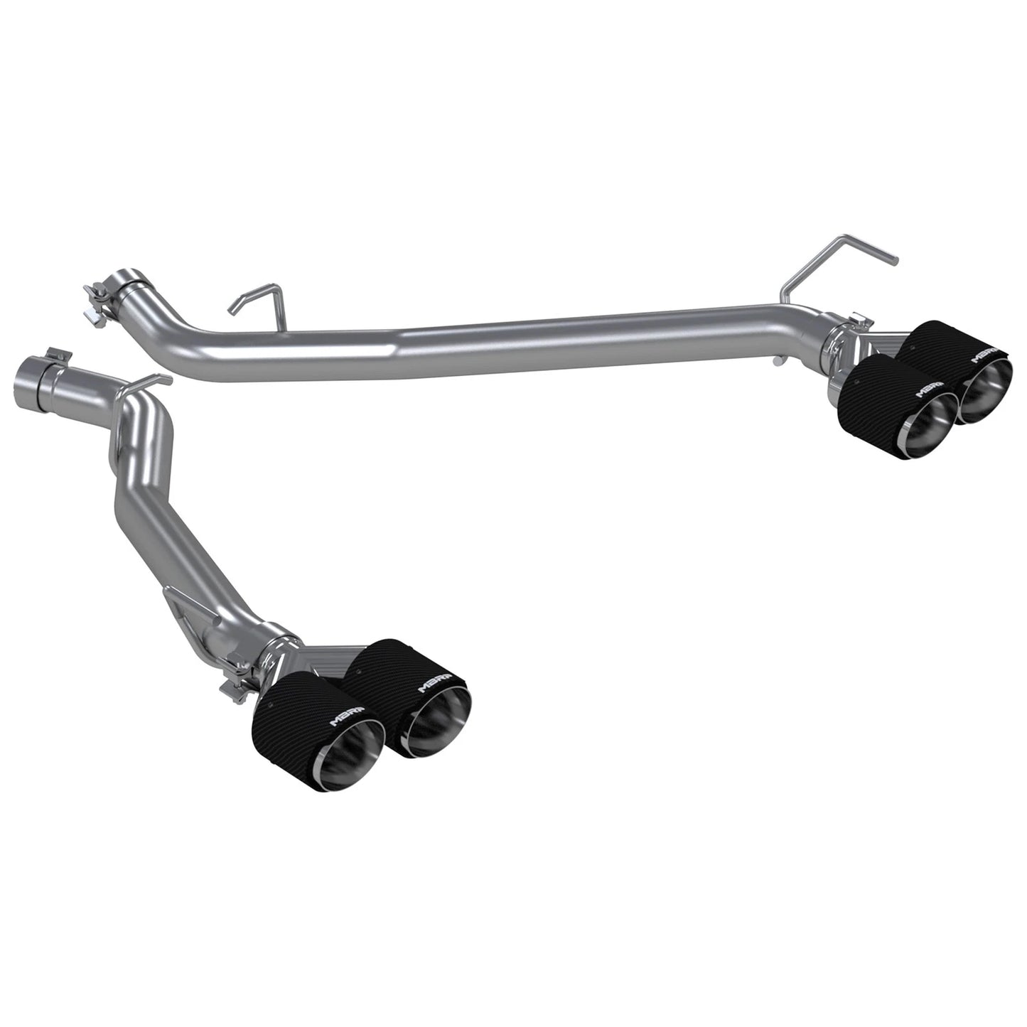 MBRP 20-21 Ford Explorer ST 3.0L EcoBoost Dual Rear Exit Axle Back w/ Quad Carbon Fiber Tips - T304