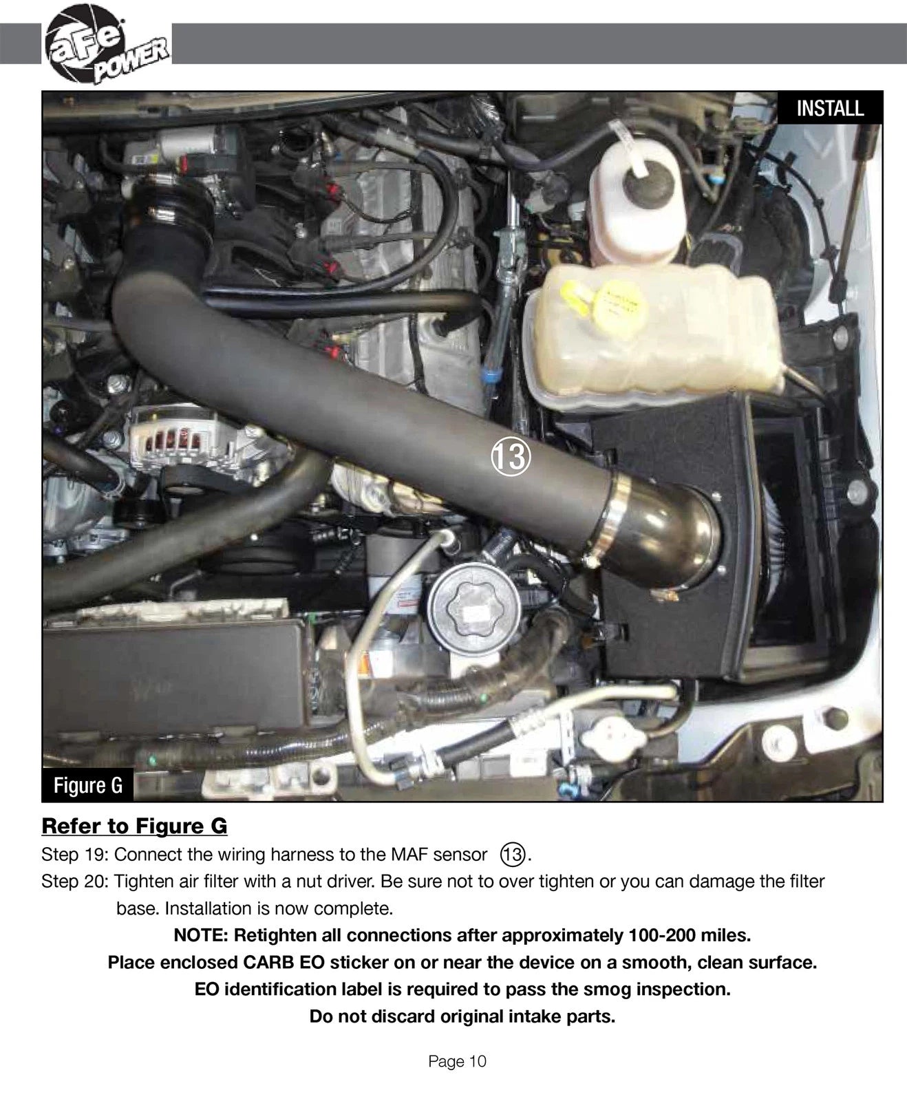 aFe MagnumFORCE Intakes Stage-2 P5R AIS P5R; Ford F-250/350 11-12 V8-6.2L (blk)