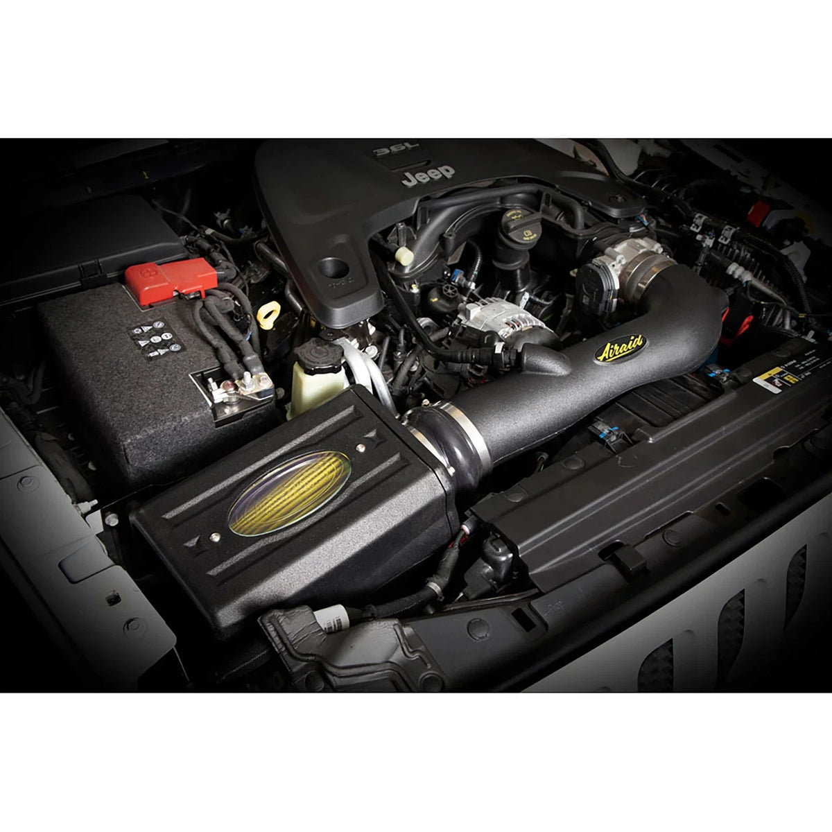 Airaid 18-21 Jeep Wrangler JL 3.6L V6 Performance Air Intake System - Non-woven Synthetic