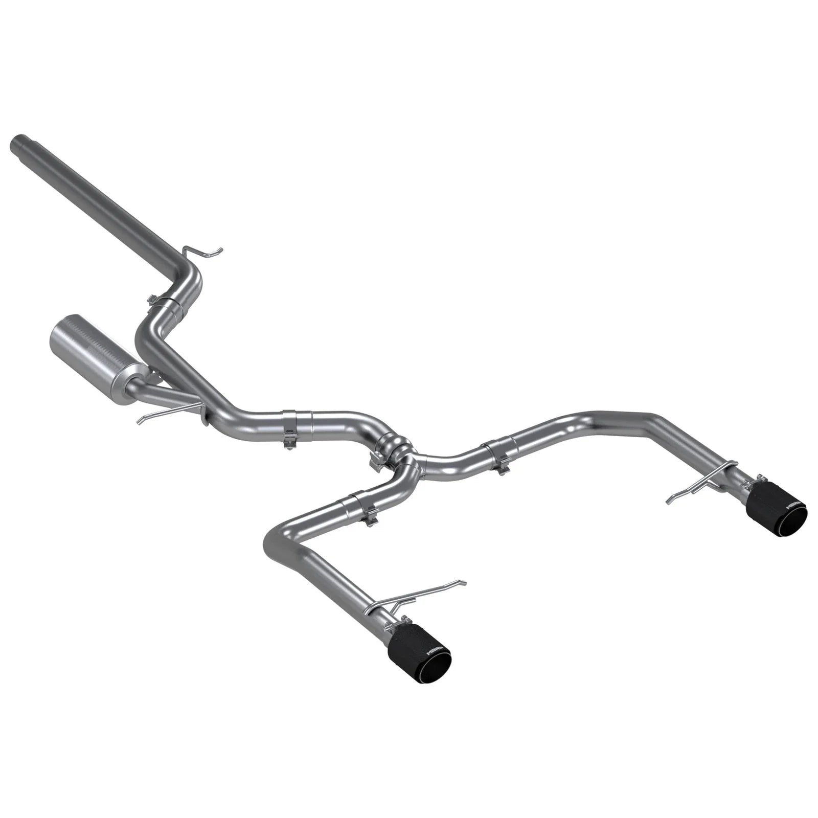 MBRP 19-21 VW Jetta GLI T304 SS 3in Cat-Back Dual Split Rear Exit Exhaust - Carbon Fiber Tips