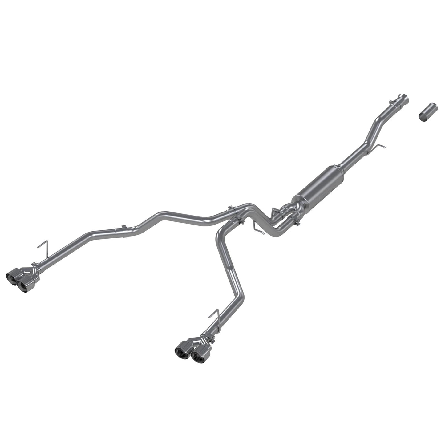 MBRP 21-24 Chevrolet Suburban XL 5.3L 3in Aluminized 2.5in Dual Split Carbon Fiber Cat-back