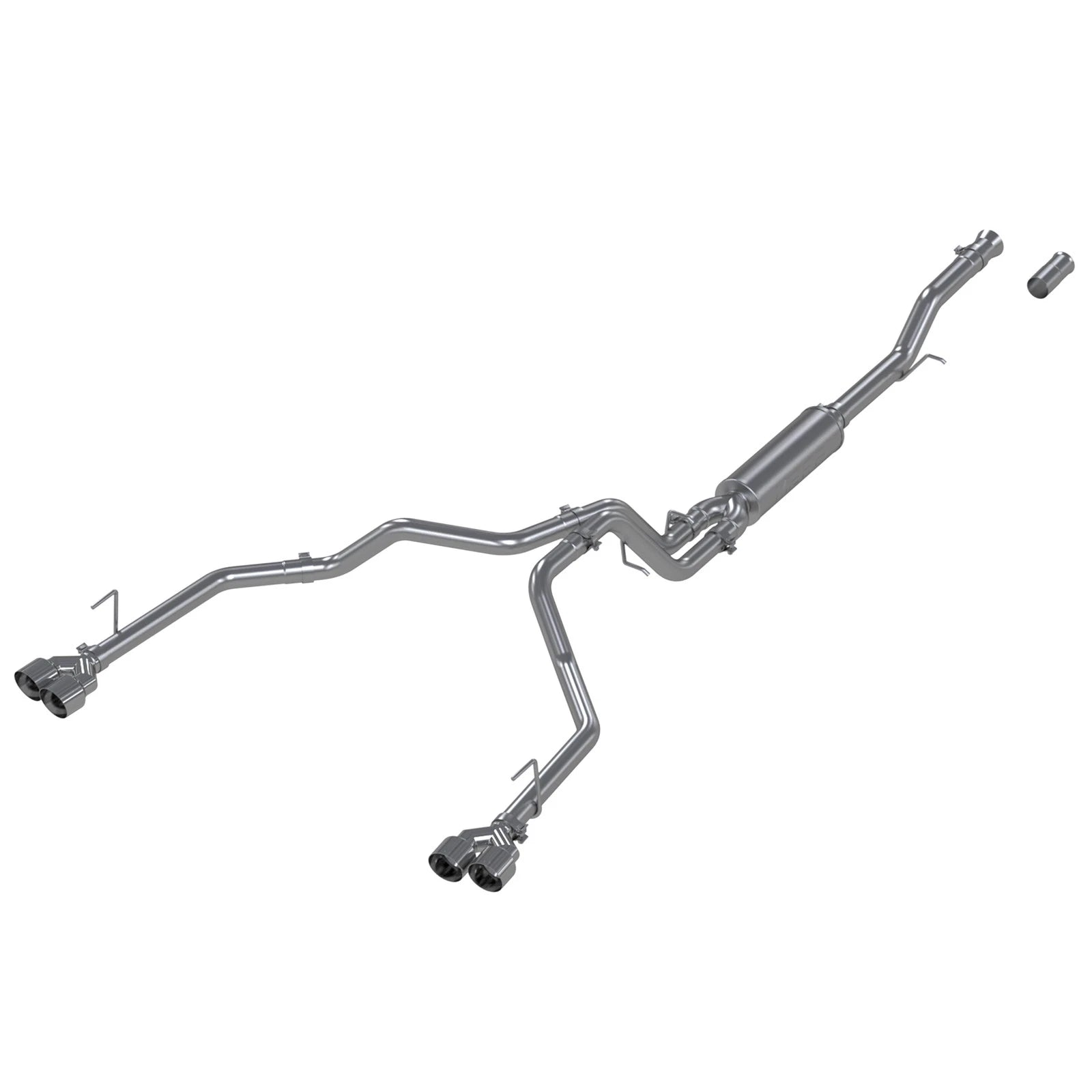 MBRP 21-24 Chevrolet Suburban XL 5.3L 3in Aluminized 2.5in Dual Split Carbon Fiber Cat-back