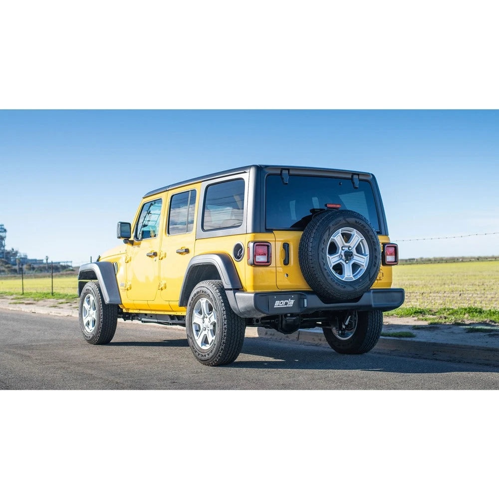 Borla 18-20 Jeep Wrangler JLU 3.6L V6 Climber Turn Down Exit Cat-Back Exhaust