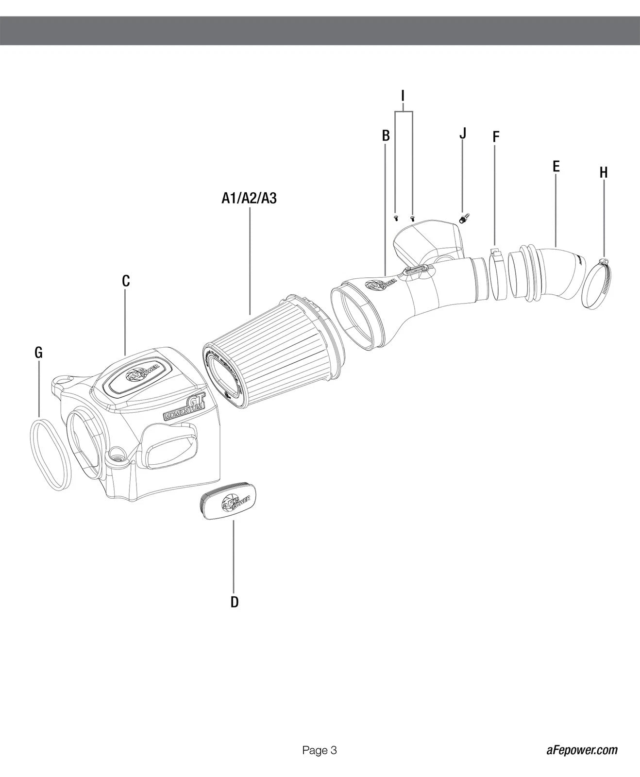 aFe Momentum GT Pro 5R Intake System 08-17 Toyota Land Cruiser V8-5.7L