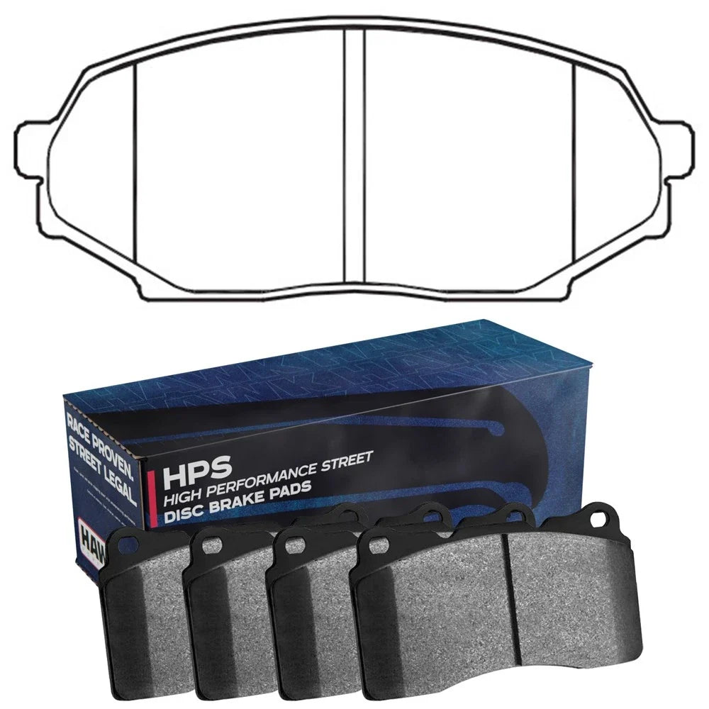 Hawk 89-93 Miata HPS Street Front Brake Pads (D525)