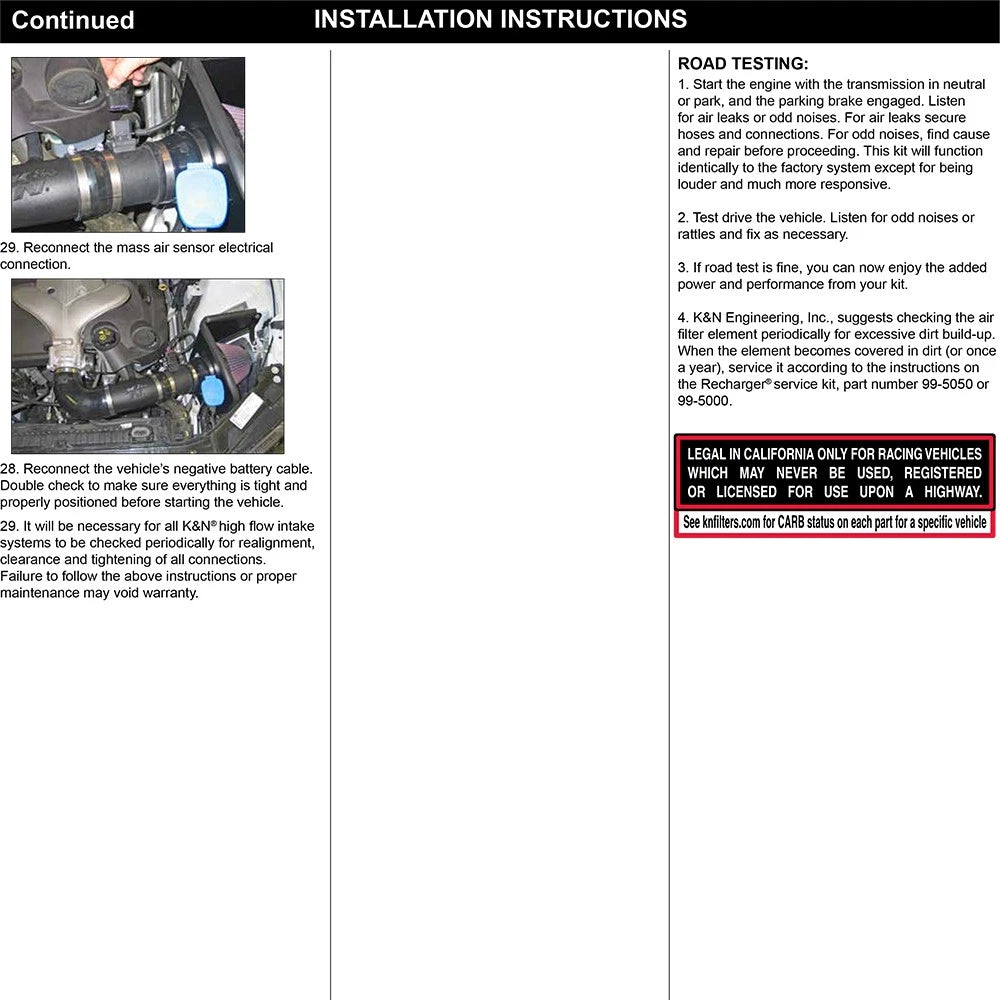 K&N 08-09 Pontiac G8 V6-3.6L AirCharger Performance Intake