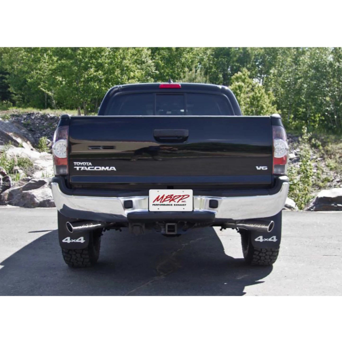 MBRP 05-13 Toyota Tacoma 4.0L EC/CC Dual Split Side T409 Cat Back Exhaust