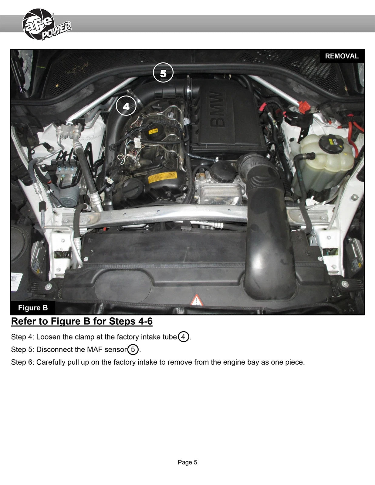aFe Magnum Force Stage-2Si Cold Air Intake System w/ Pro 5R Media BMW X5 (F15) / X6 (F16) 14-19 3.0L