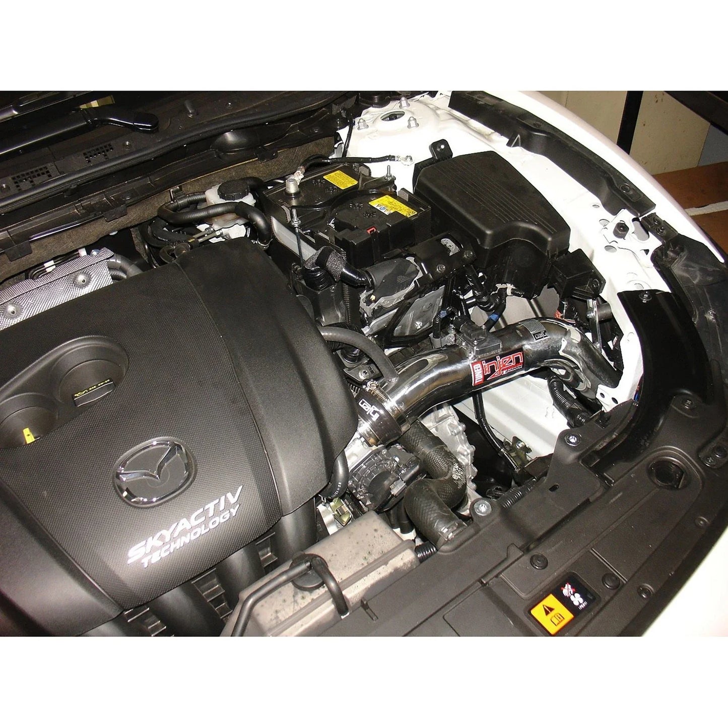 Injen 14-15 Mazda 6 2.5L 4cyl Polished Cold Air Intake w/ MR Tech & Air Fusion