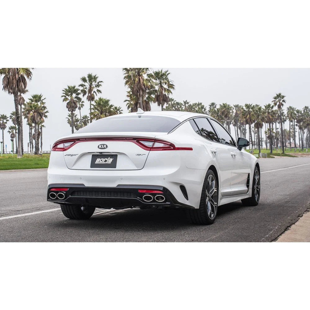Borla 2018 Kia Stinger 3.3L V6 Turbo 2.25in Pipe Dia Dual Split Rear Exit S-Type Cat-Back Exhaust