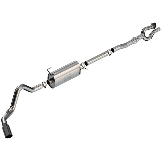 Borla 20-25 Ford F250/F350 Super Duty 7.3L V8 4dr 2.75in-3in ATAK Cat-Back Exhaust - Blk Chrome