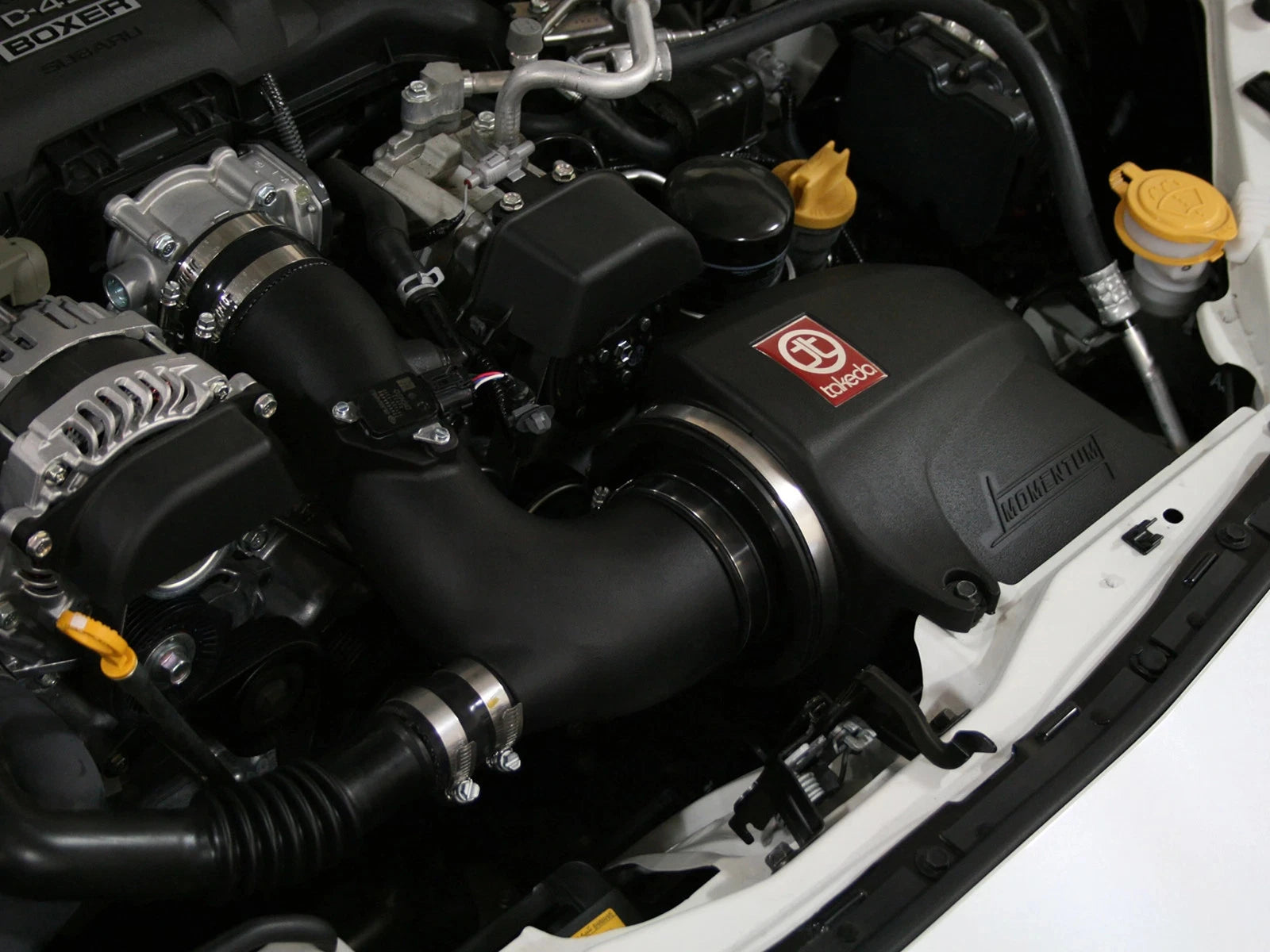 aFe Takeda Momentum Sealed Intake System 13 Scion FR-S H4 2.0L Stage 2 Pro Dry S Wrinkle Black