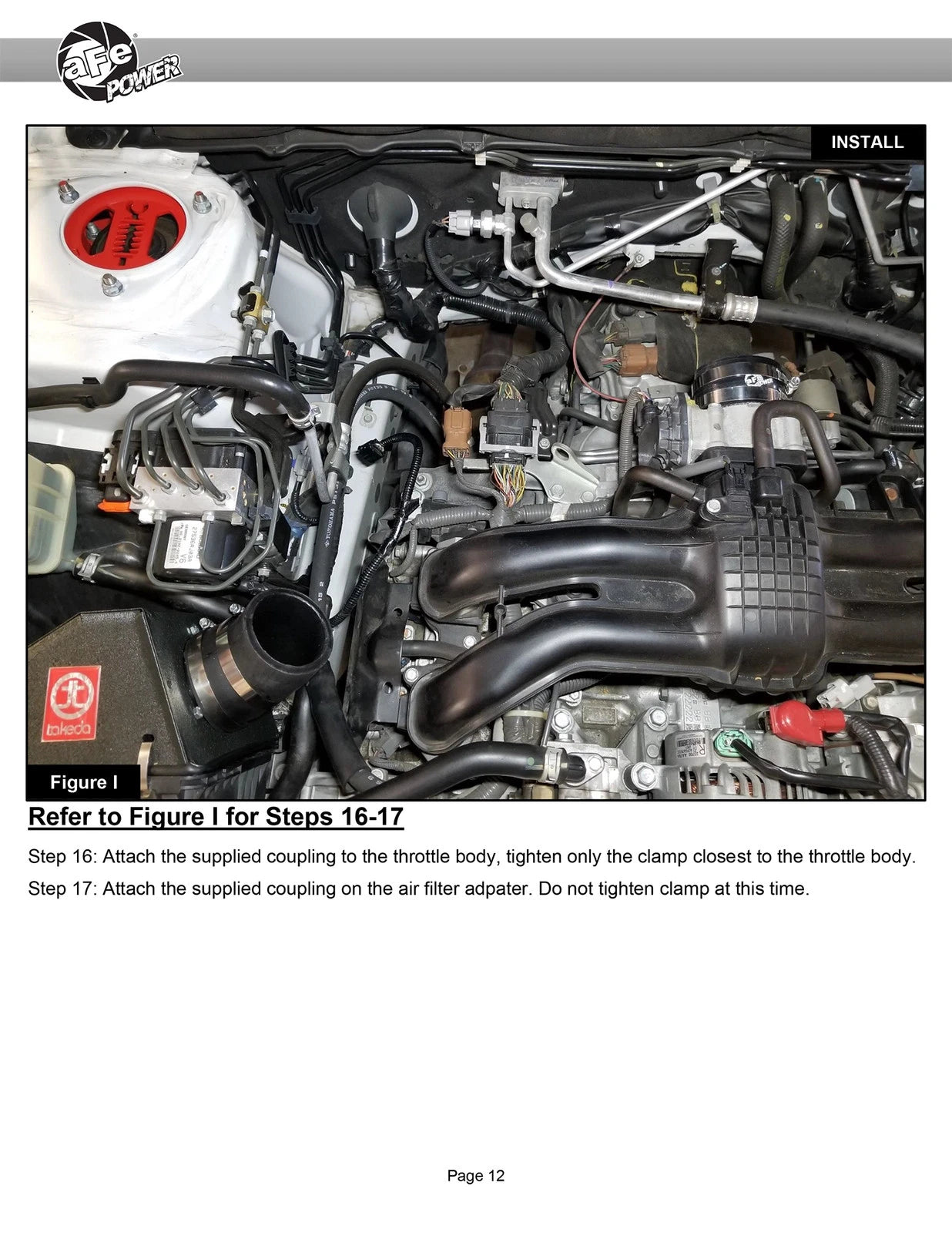 aFe Takeda Rapid Induction Cold Air Intake System w/ Pro DRY S Filter 13-14 Subaru Outback H4-2.5L