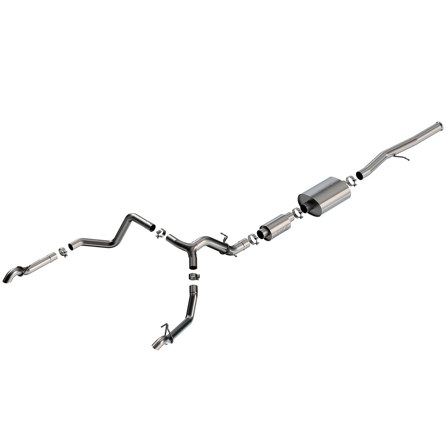 Borla 22-23 Chevrolet Silverado 1500 ZR2 & AT4X 6.2L CC SB 147.5in WB S-Type Cat-Back