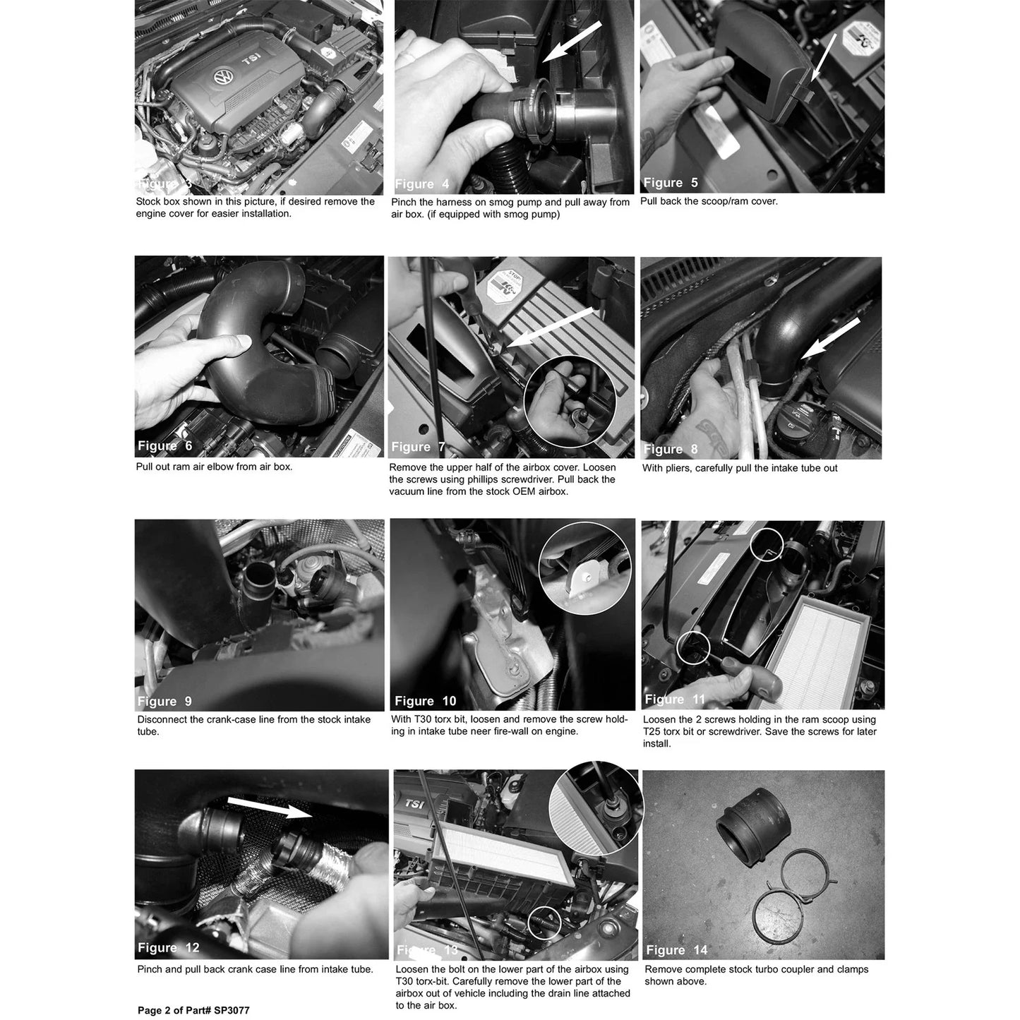 Injen 14-18 VW MKVI (MK6) Jetta GLI 1.8L Turbo TSI Black Short Ram Intake w/ MR Tech and Heat Shield