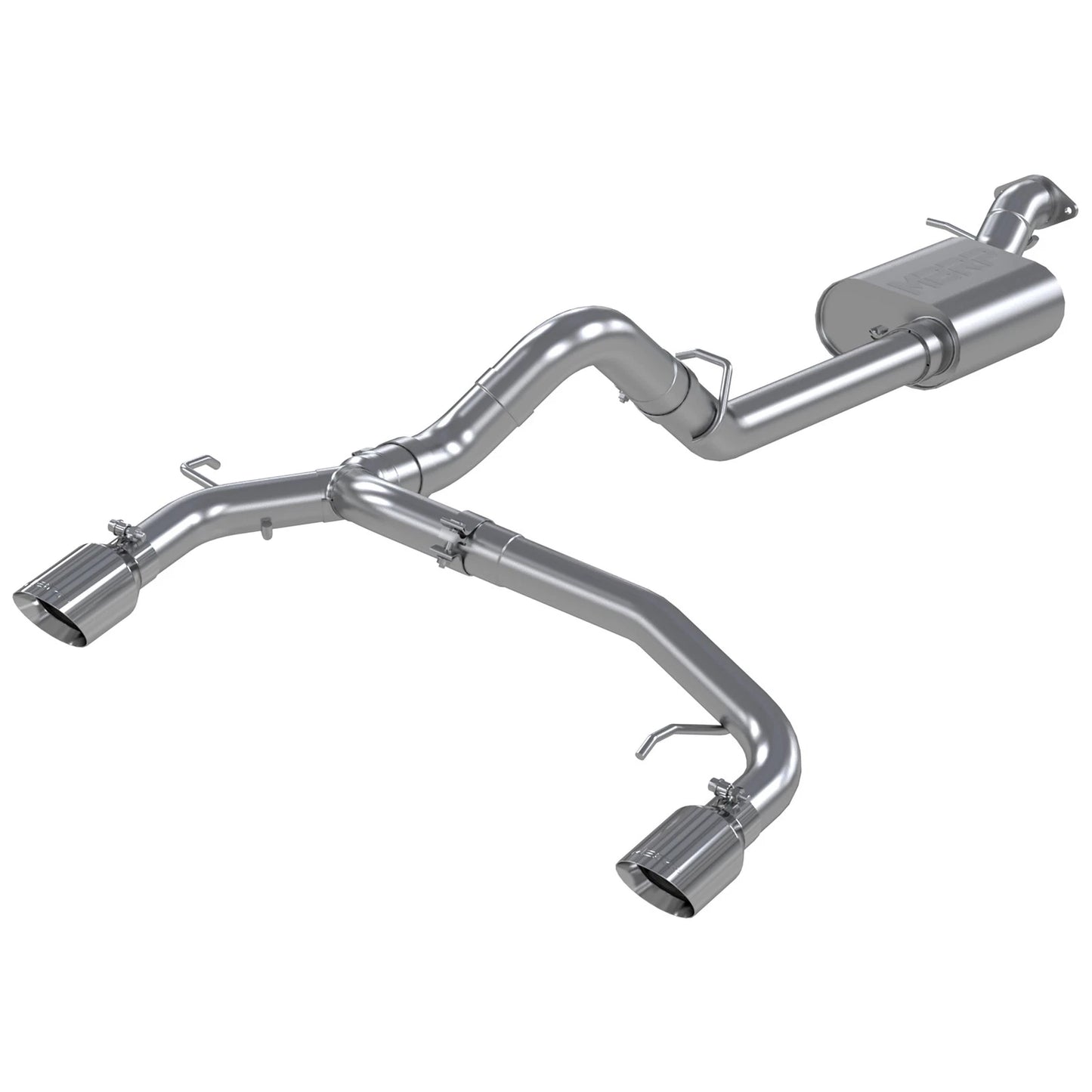 MBRP 21-22 Ford Bronco 2.3/2.7L EcoBoost 2/4-Dr 3in Catback Dual Split Rear Exit Aluminized Steel