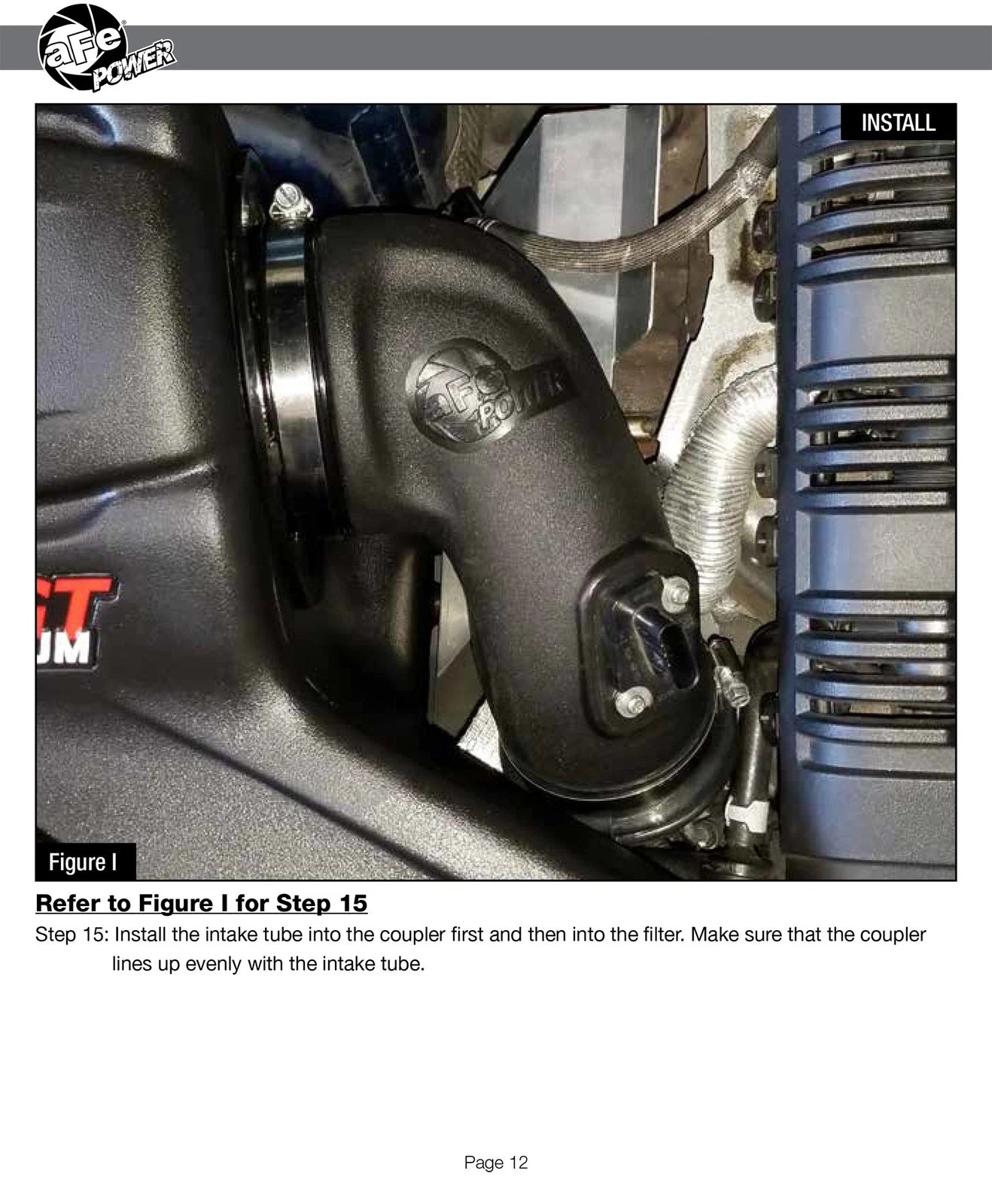aFe Momentum GT Intakes Stage-2 P5R AIS 9-16 Audi A4 (B8) L4-2.0L