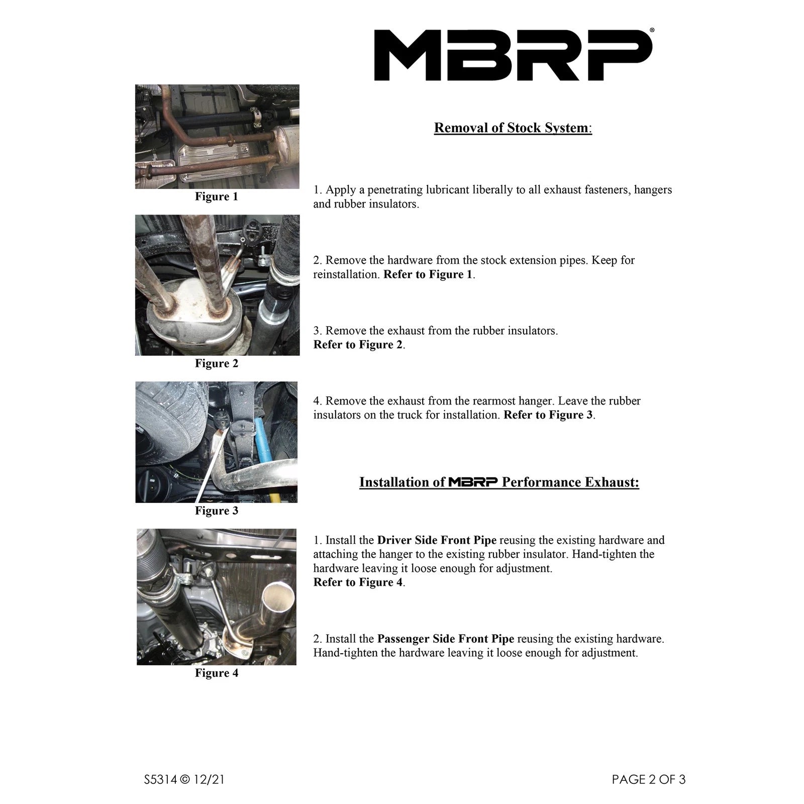 MBRP 2009-2010 Toyota Tundra 5.7L EC-Std. & SB/CC-SB Cat Back Single Side