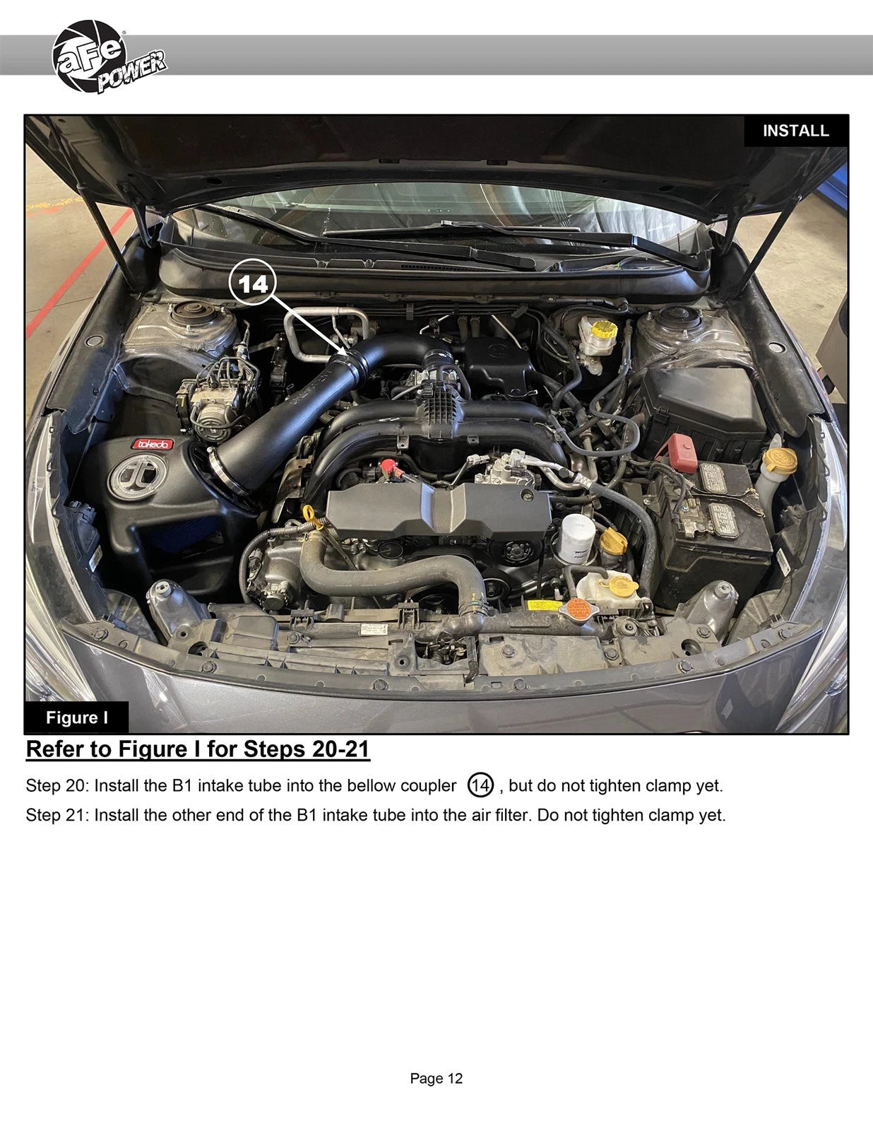 aFe 15-19 Subaru Outback H4-2.5L Takeda Momentum Cold Air Intake System w/ Pro 5R Media