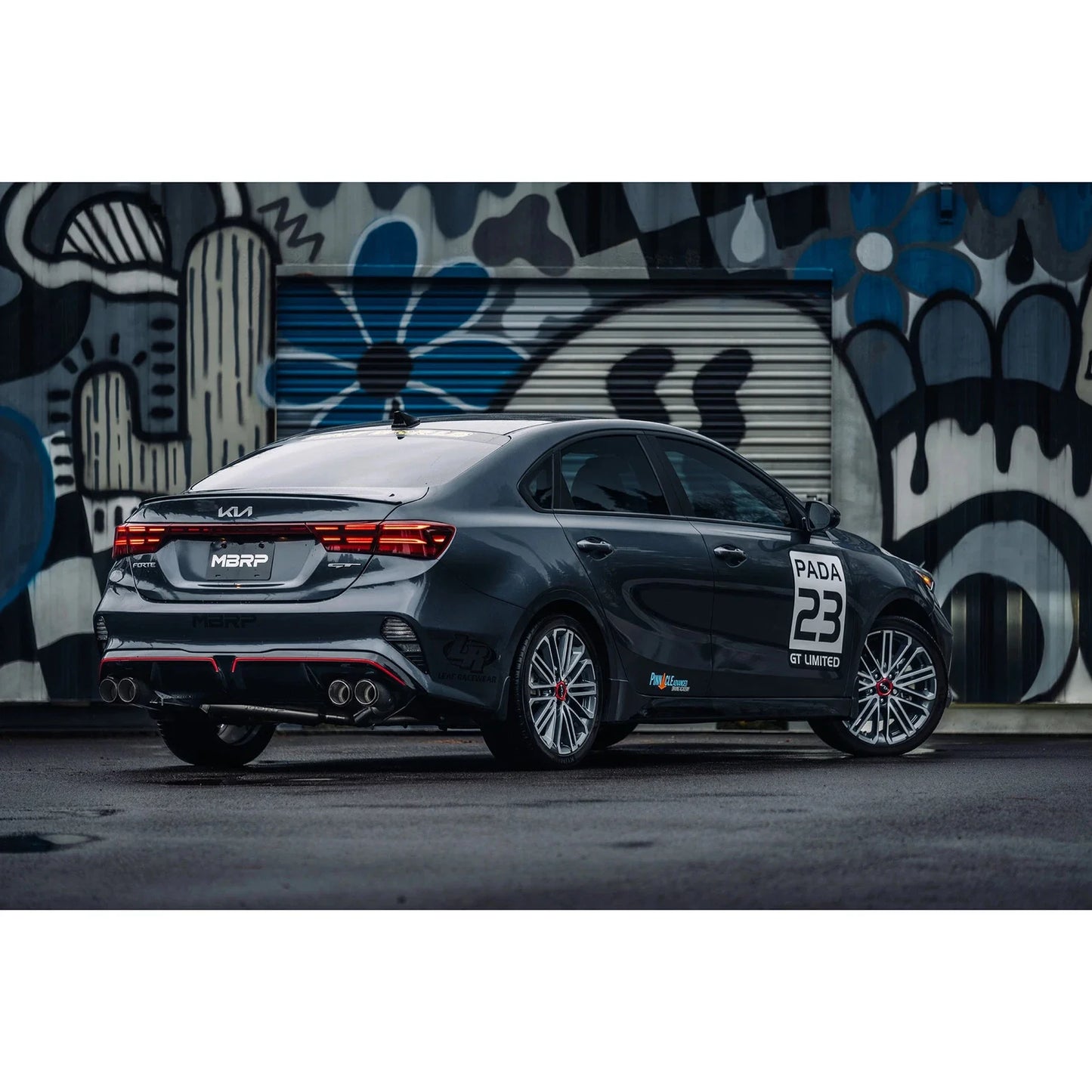 MBRP 2022-2023 Kia Forte GT 1.6L Turbo2.5in Axle-Back Dual Split Rear w/ Quad Carbon Tips