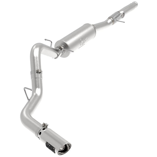 aFe Apollo GT Series 4in 409SS Cat Back Exh System Polished Tip 14-18GM Silverado 1500 V8-6.2L