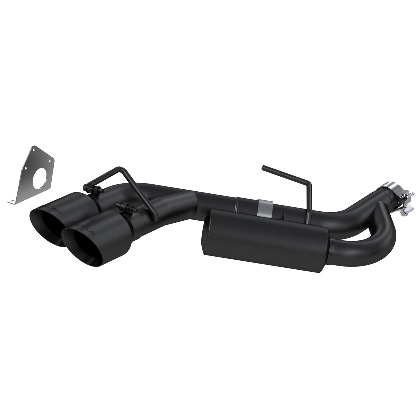 MBRP 16-19 Chevrolet Camaro V6 2.5in BLK NPP Dual Axle Back Exhaust w/ 4in Quad Dual Wall Tips