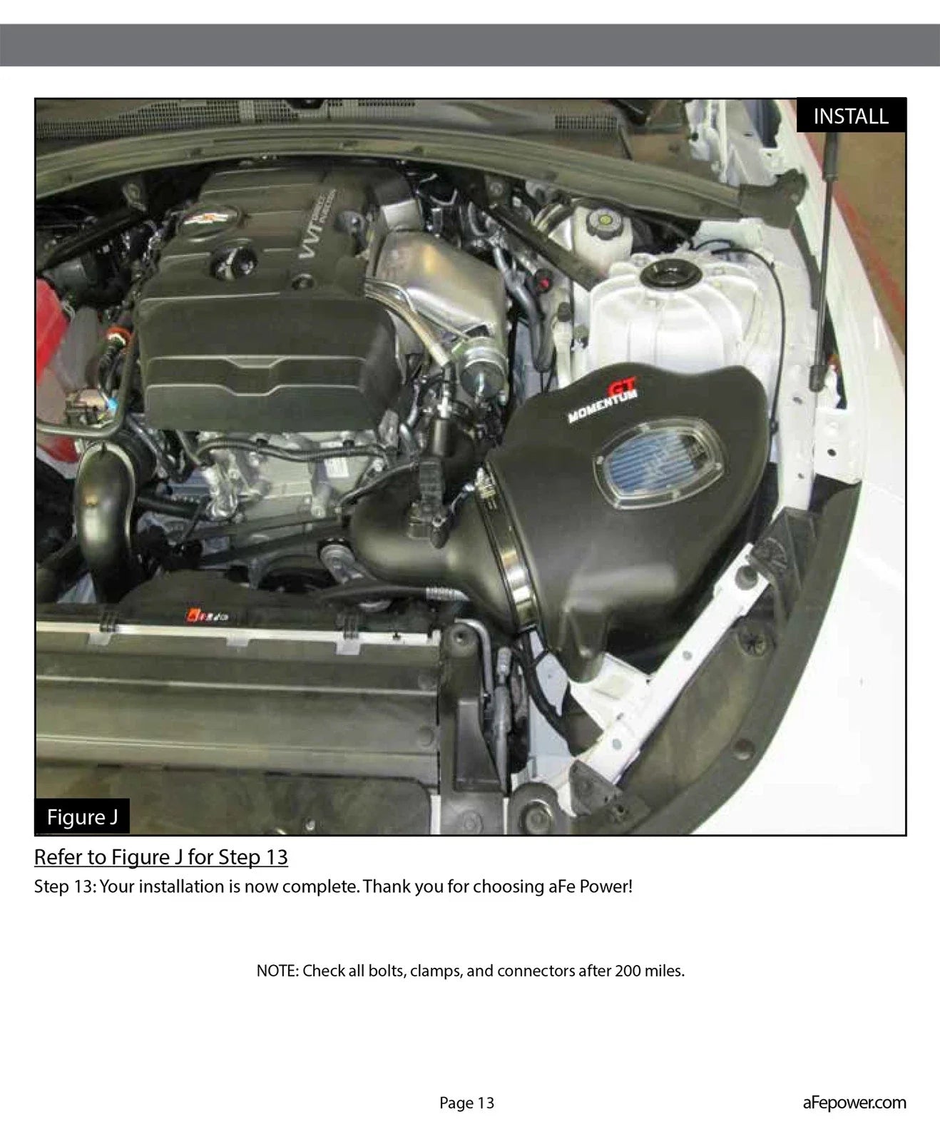 aFe Momentum GT Pro 5R Intake System Chevrolet Camaro 16-17 I4 2.0L (t)