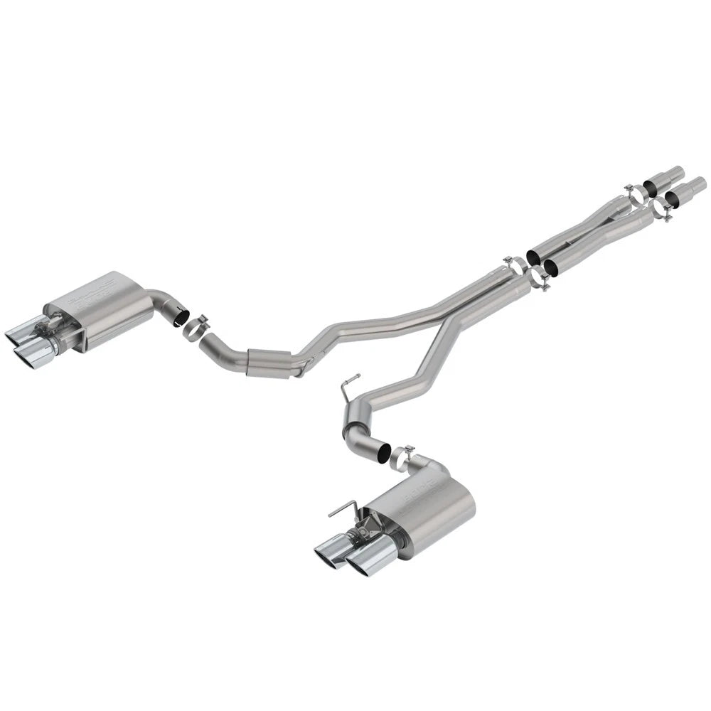 Borla 2018 Ford Mustang GT 5.0L AT/MT 3in S-Type Catback Exhaust w/ Valves