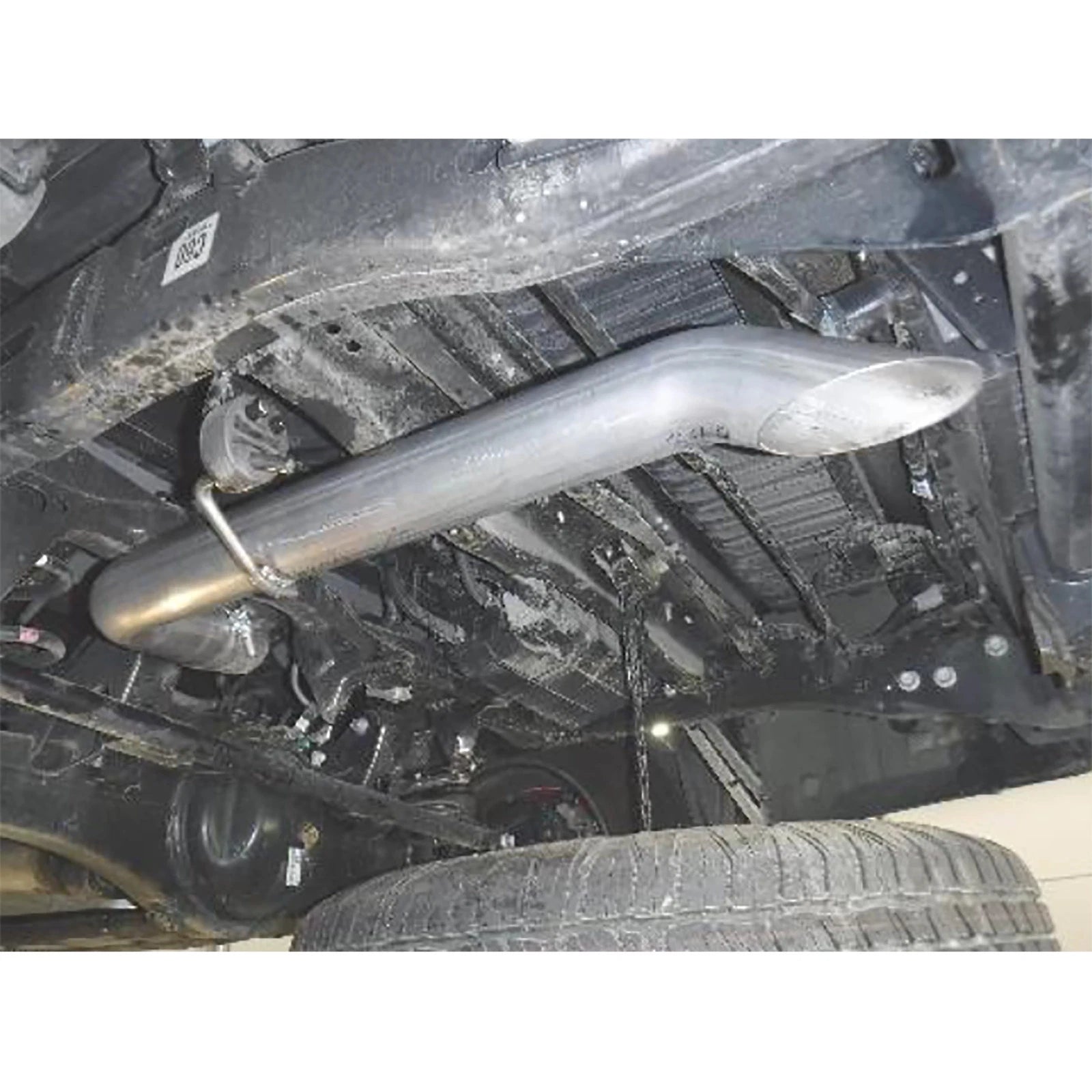 MBRP 22-25 Toyota Tundra 3.4L 3in Cat Back Single Rear Turn Down - Aluminized Steel