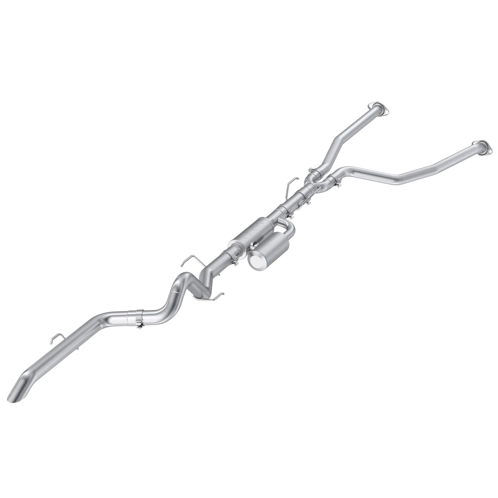 MBRP 22-25 Toyota Tundra 3.4L 3in Cat Back Single Rear Turn Down - Aluminized Steel