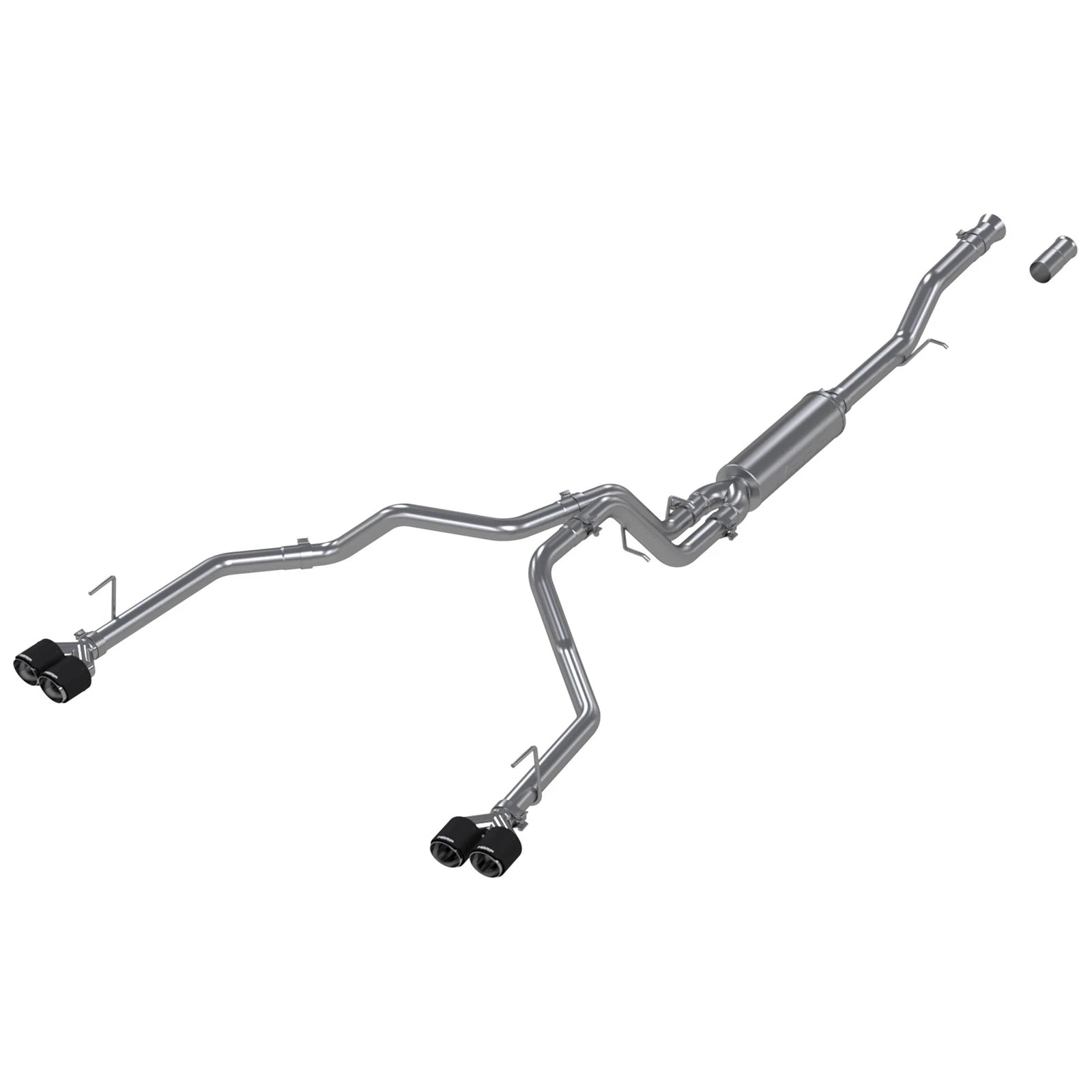 MBRP 21-24 Chevrolet Suburban XL 5.3L 3in T304 SS 2.5in Dual Split Carbon Fiber Cat-back