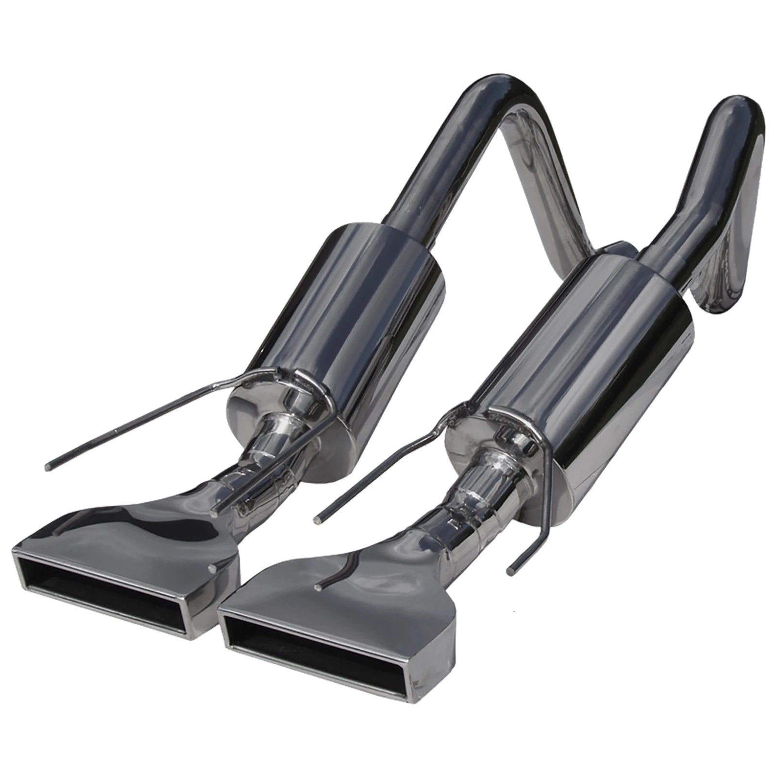 MBRP 2005-2008 Chev Corvette Dual Muffler Axle Back Rectangular Tips