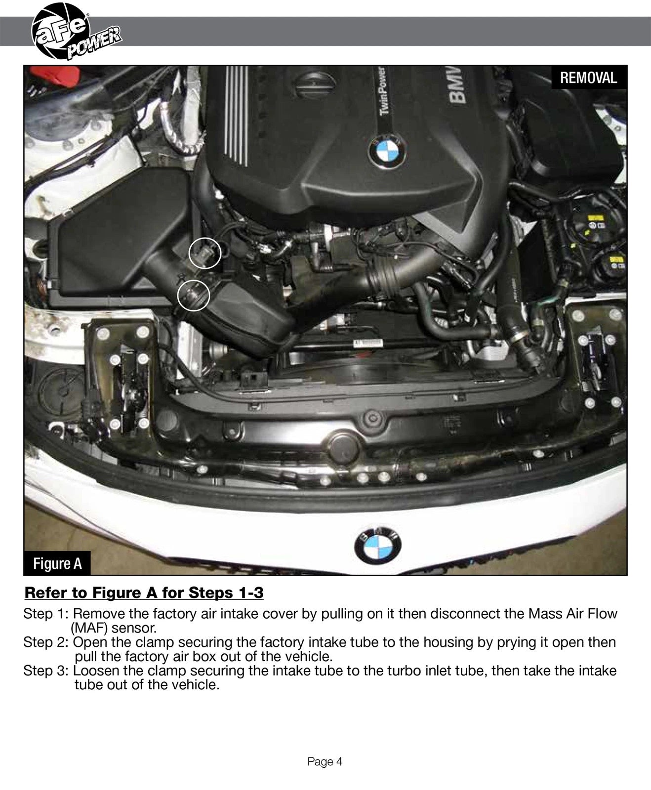 aFe POWER Momentum GT Pro Dry S Intake System 16-17 BMW 330i F30 B46/48 I4-2.0L (t)