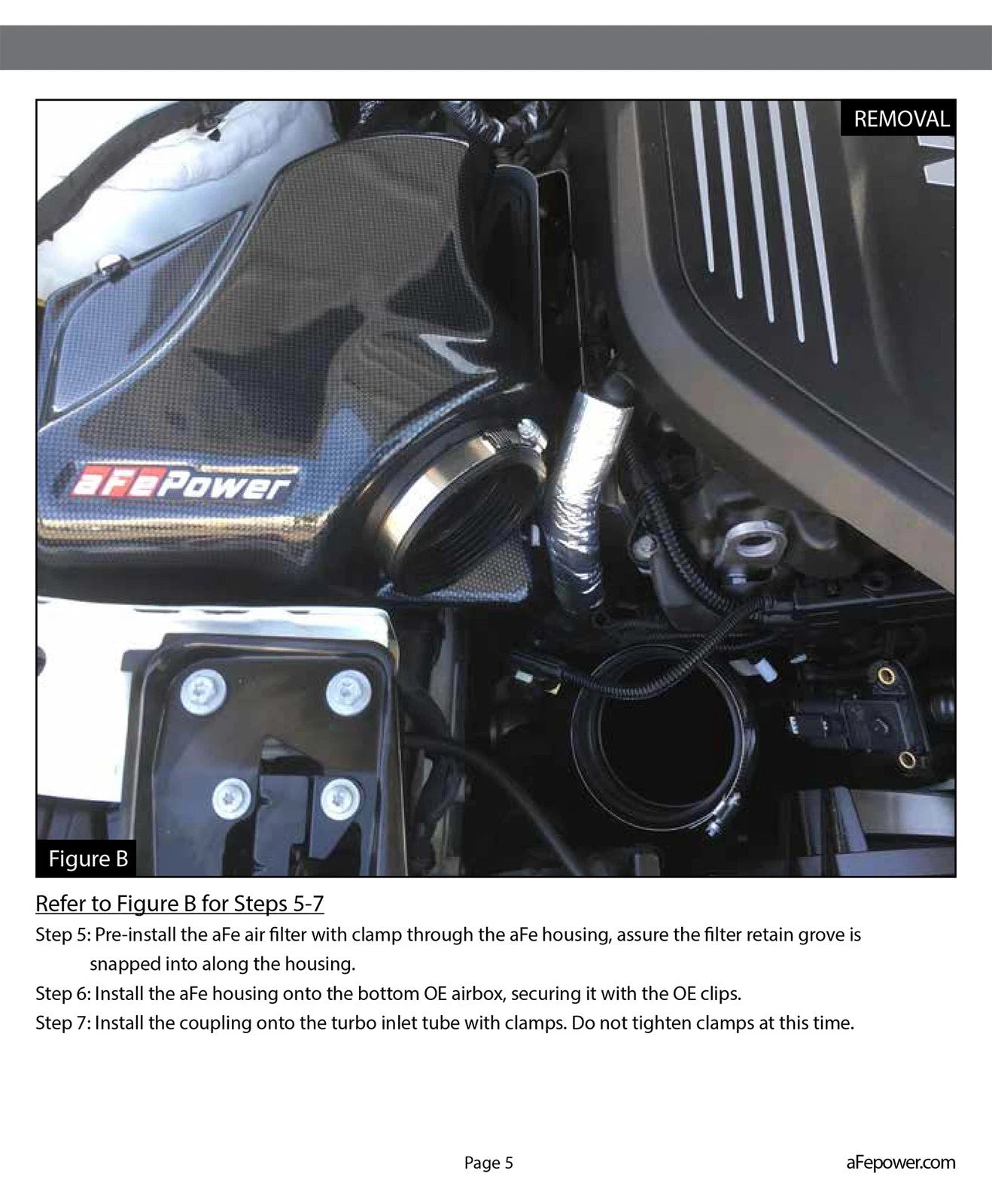 aFe Magnum FORCE Stage-2 Pro 5R Cold Air Intake System 16-17 BMW 340i (F30) L6-3.0L (t) B58