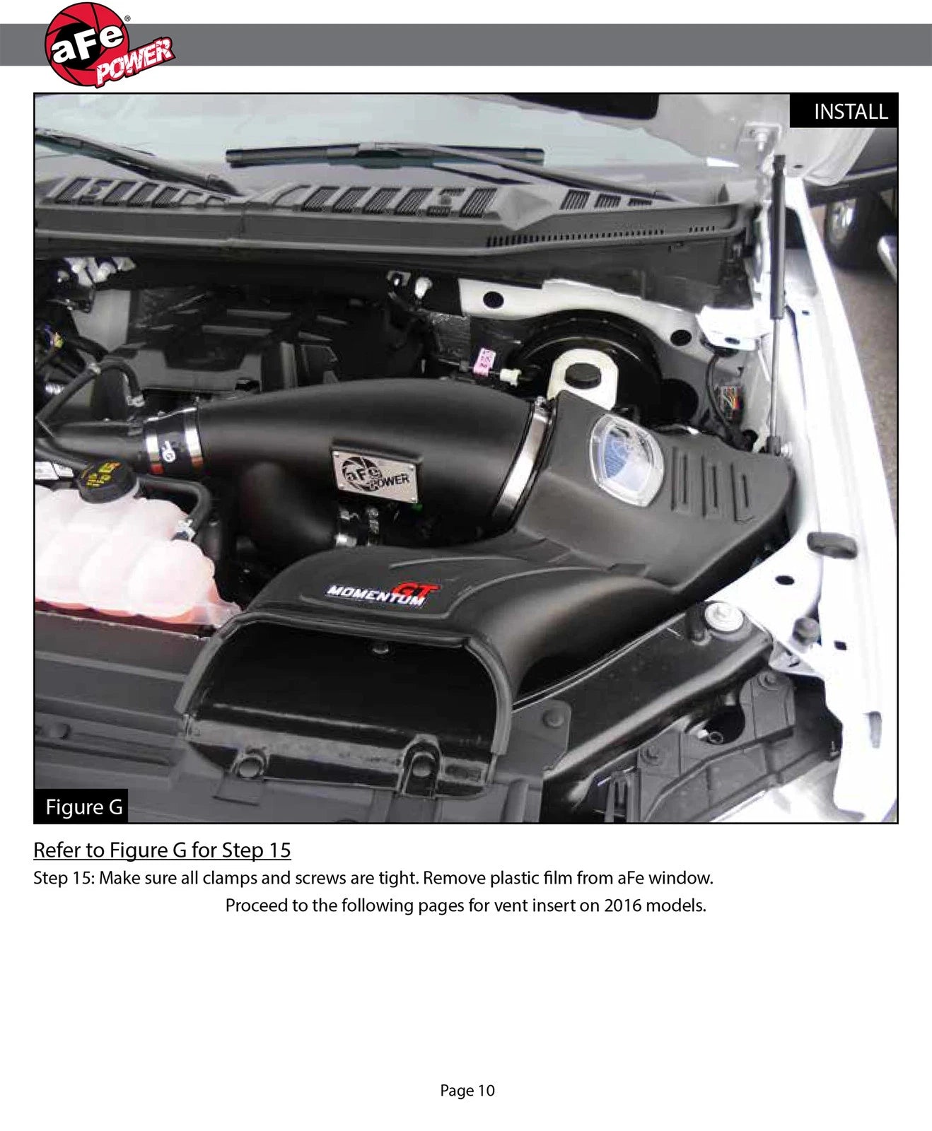 aFe Momentum GT Pro 5R Intake System 2016 Ford F-150 EcoBoost V6-2.7L/3.5L (tt)