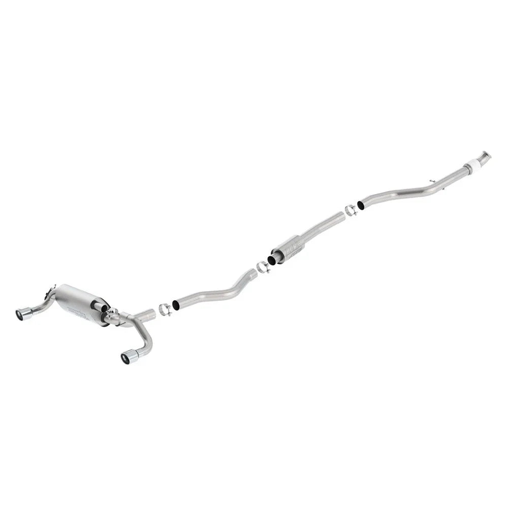 Borla 13-16 BMW 335i / 435i Atak Cat back SS 3.0in, 2.25in 3.5in Tip Single Rolled