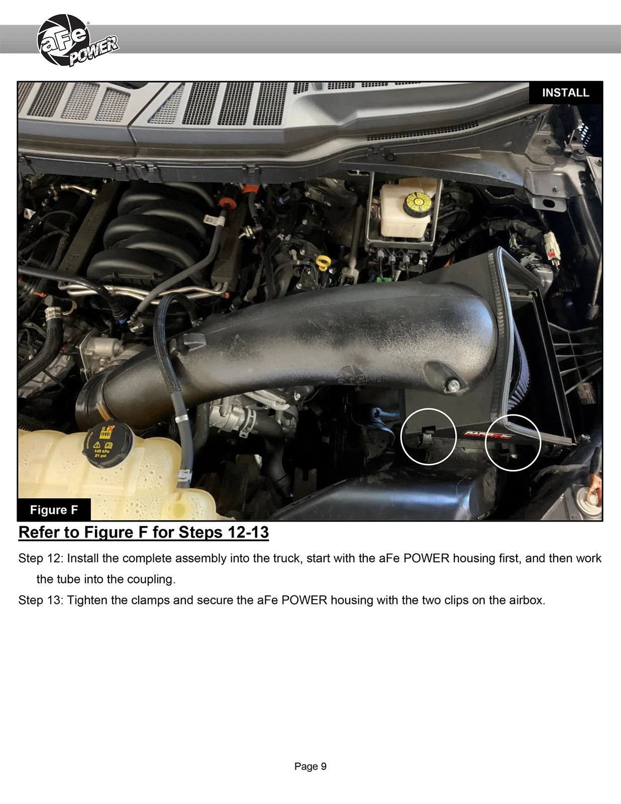 aFe Rapid Induction Cold Air Intake System w/Pro 5R Filter 2021+ Ford F-150 V8-5.0L