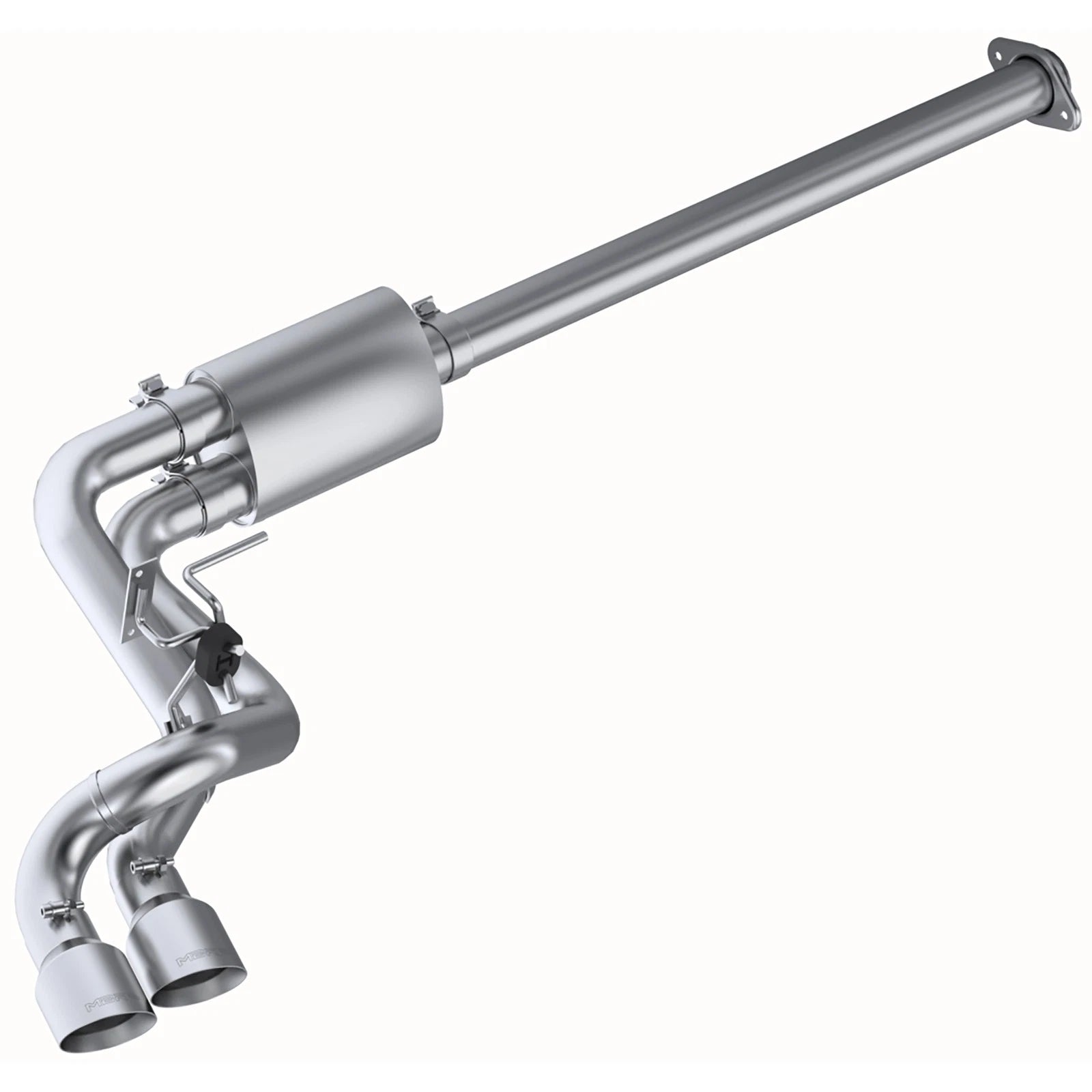 MBRP 09-14 Ford F150 T304 Pre-Axle 4.5in OD Tips Dual Outlet 3in Cat Back Exhaust