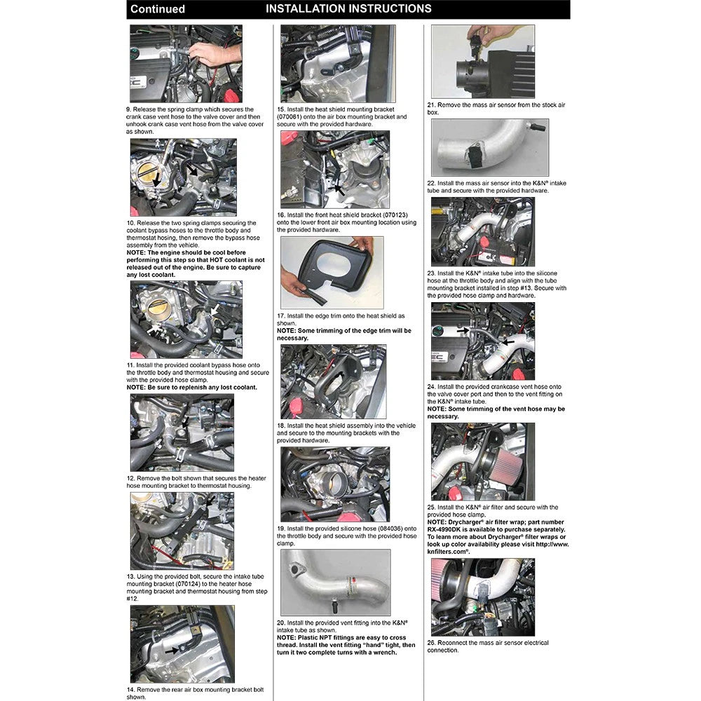 K&N 08-09 Honda Accord L4-2.4L Typhoon Short Ram Intake