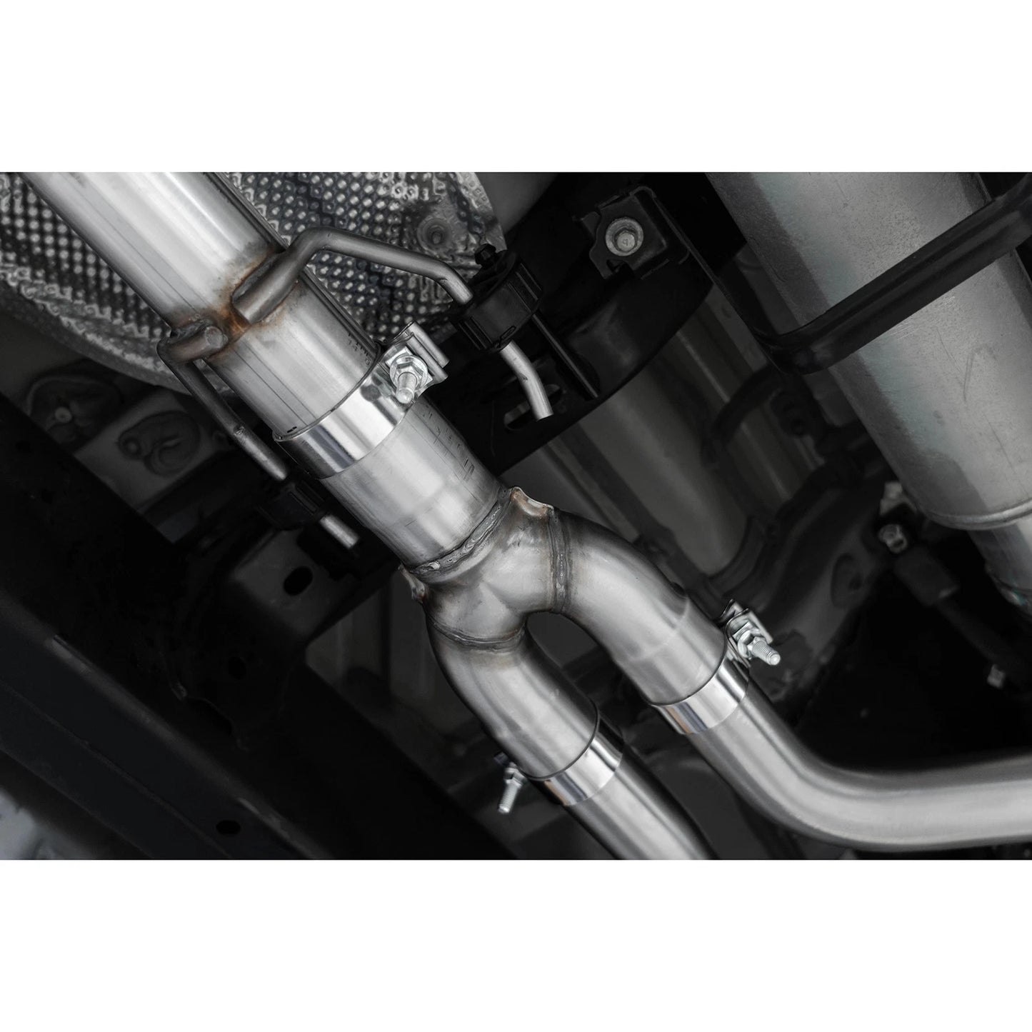 MBRP 2022 Toyota Tundra 3.5L Dual Cat-back 4in Single Side Exit Rolled Tip - Aluminized Steel